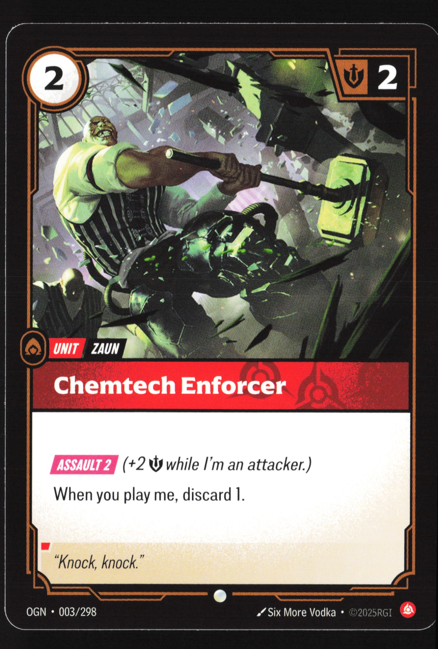 Chemtech Enforcer (OGN 003) — Voorkant