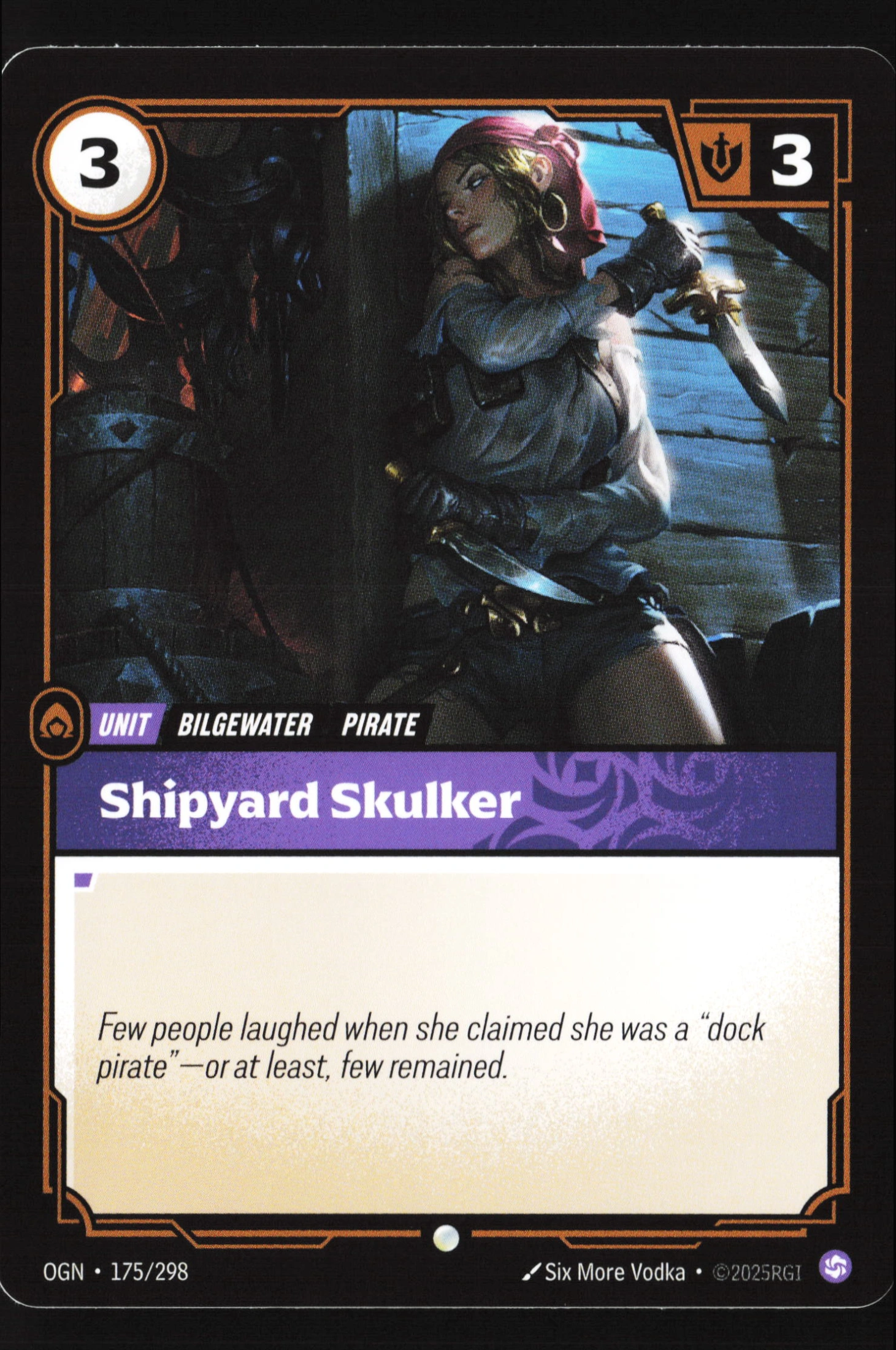 Shipyard Skulker (OGN 175) — Voorkant