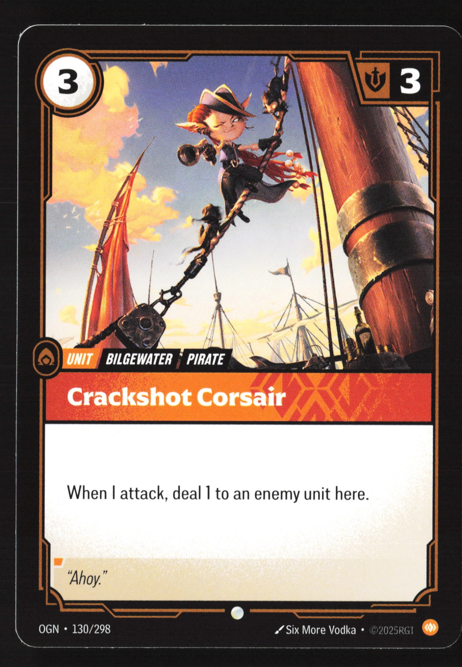 Crackshot Corsair (OGN 130) — Voorkant