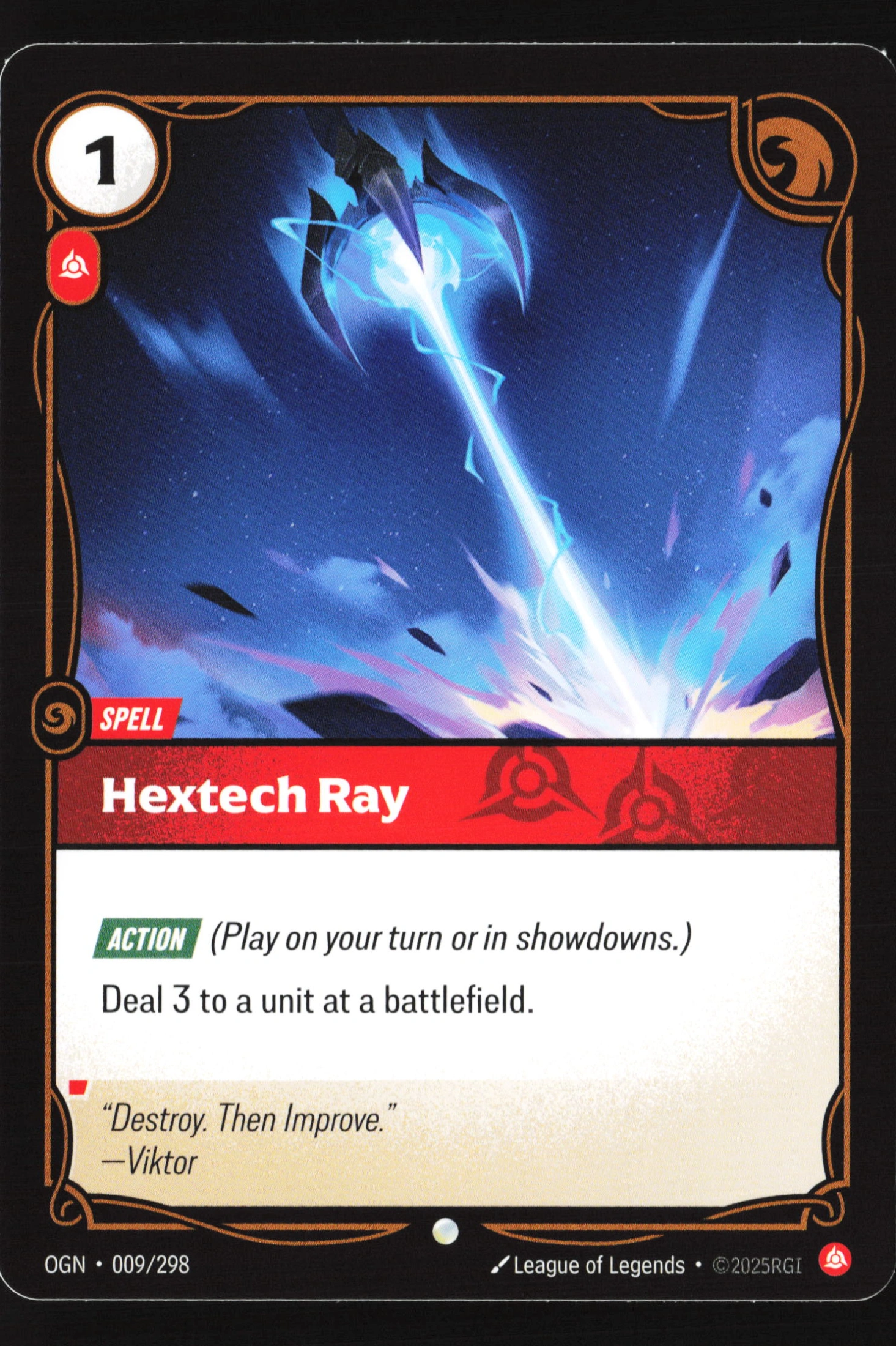 Hextech Ray (OGN 009) — Voorkant