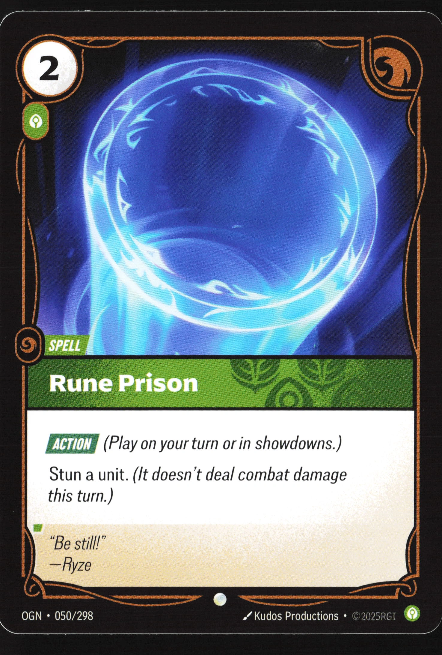 Rune Prison (OGN 050) — Voorkant