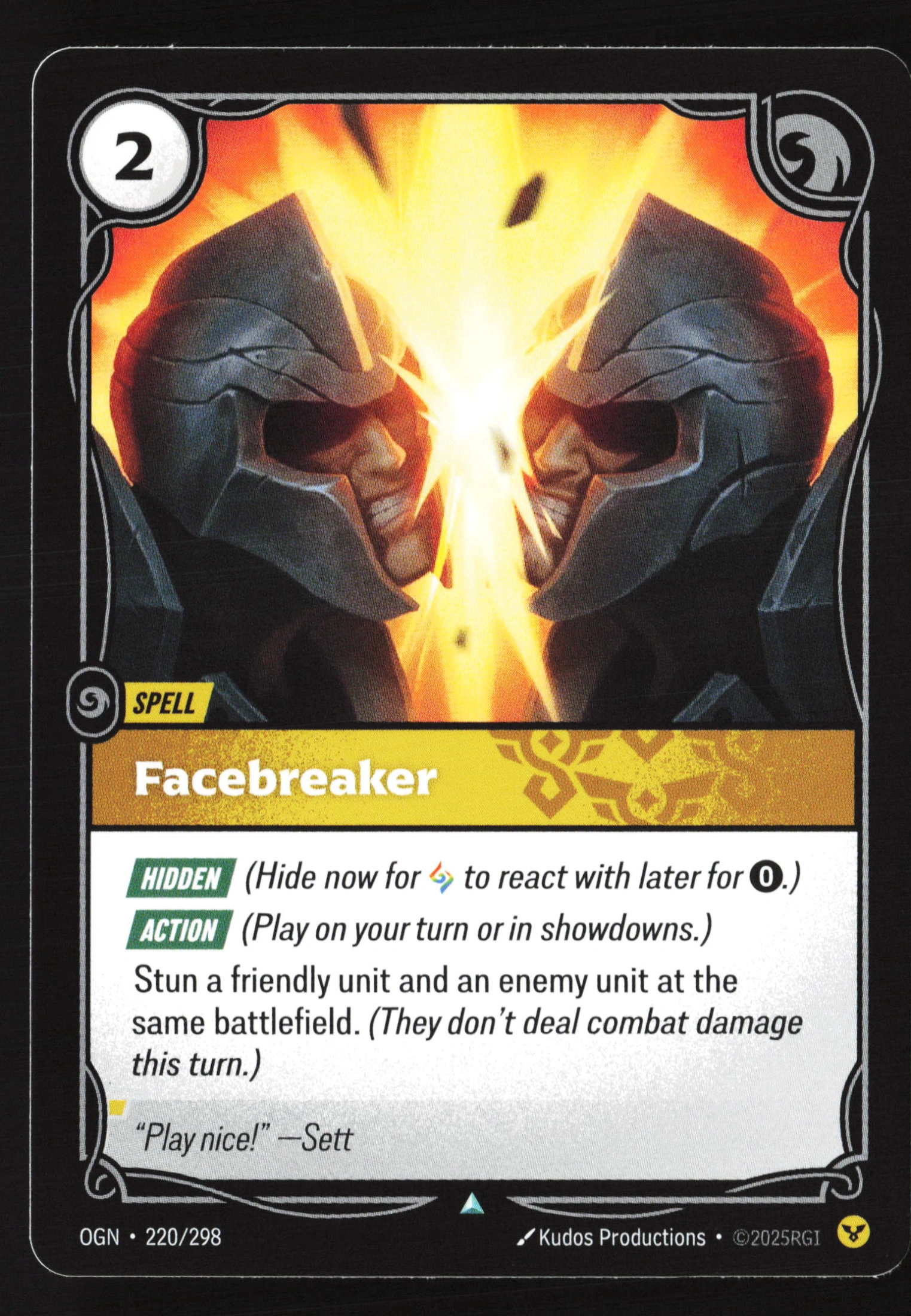Facebreaker (OGN 220) — Voorkant