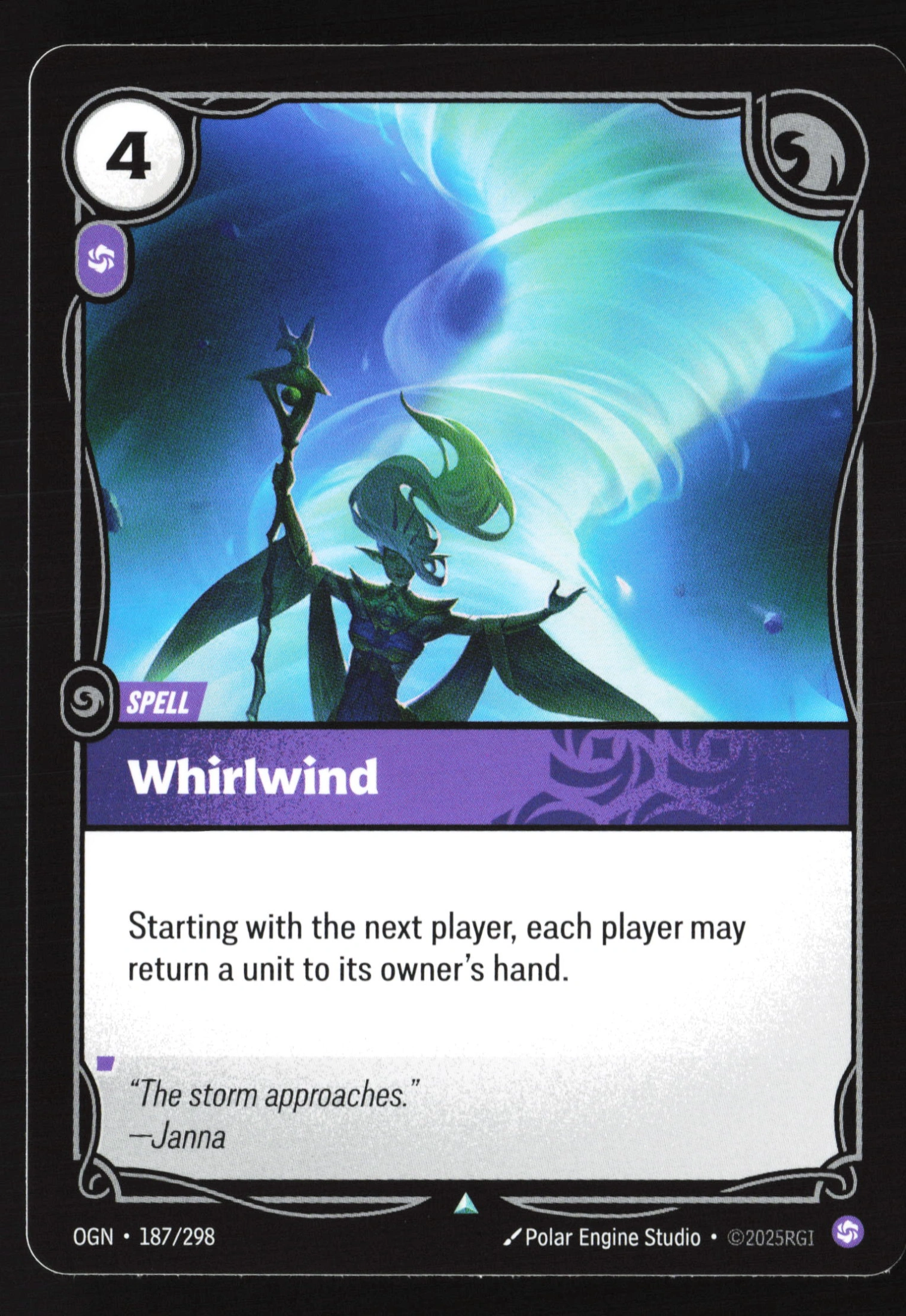 Whirlwind (OGN 187) — Voorkant