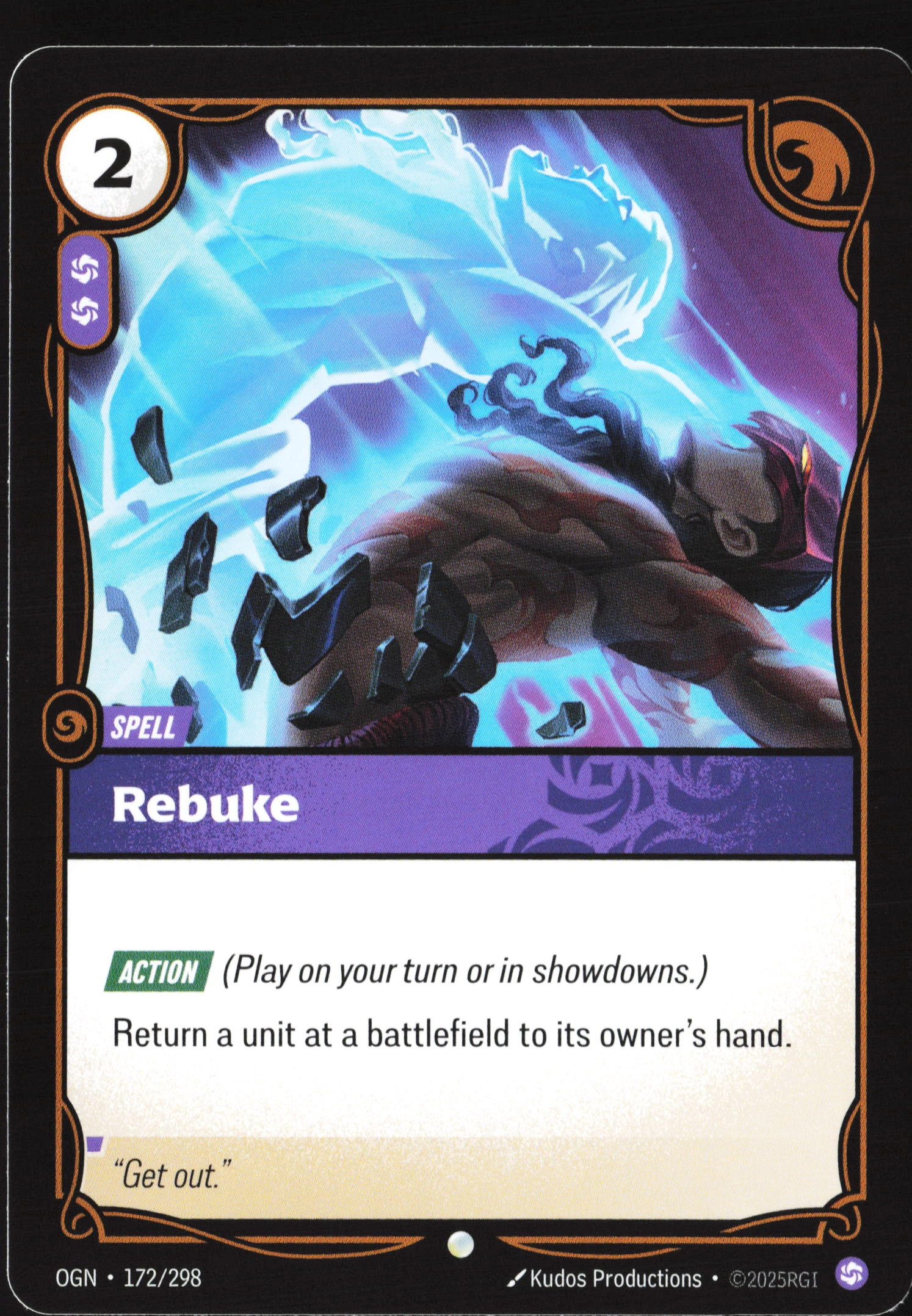 Rebuke (OGN 172) — Voorkant
