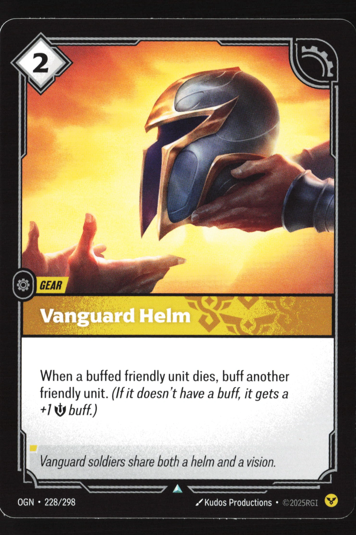 Vanguard Helm (OGN 228) — Voorkant