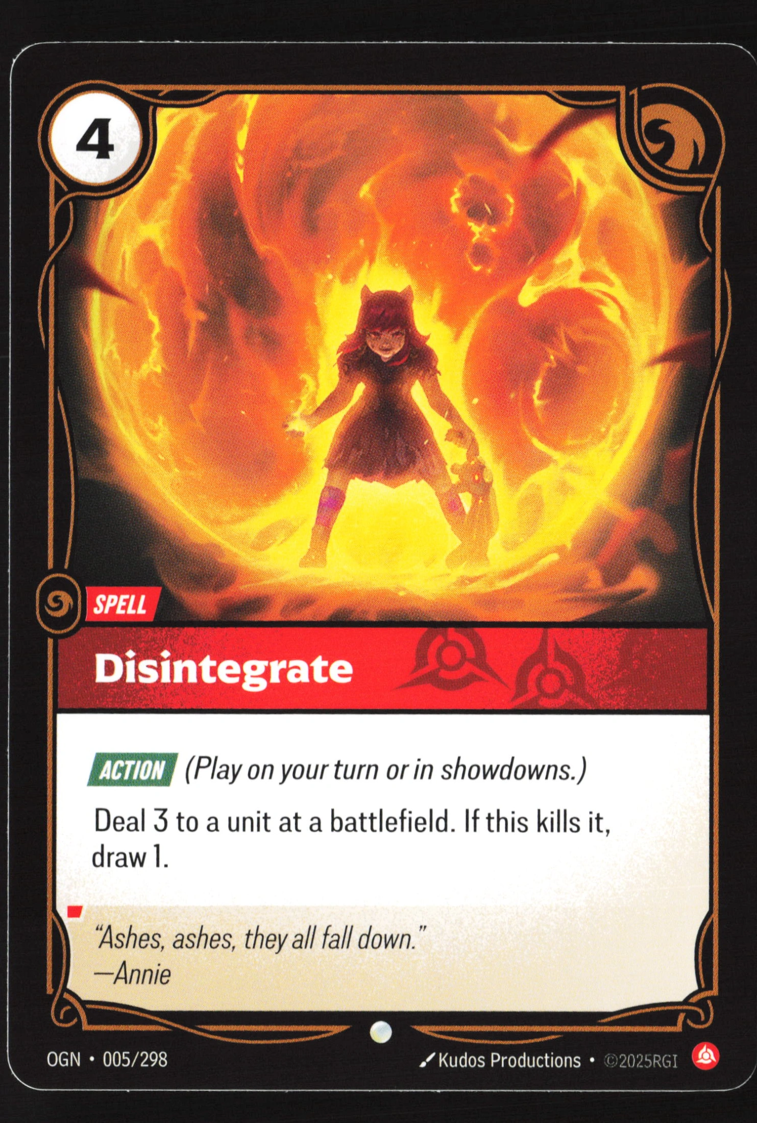 Disintegrate (OGN 005) — Voorkant