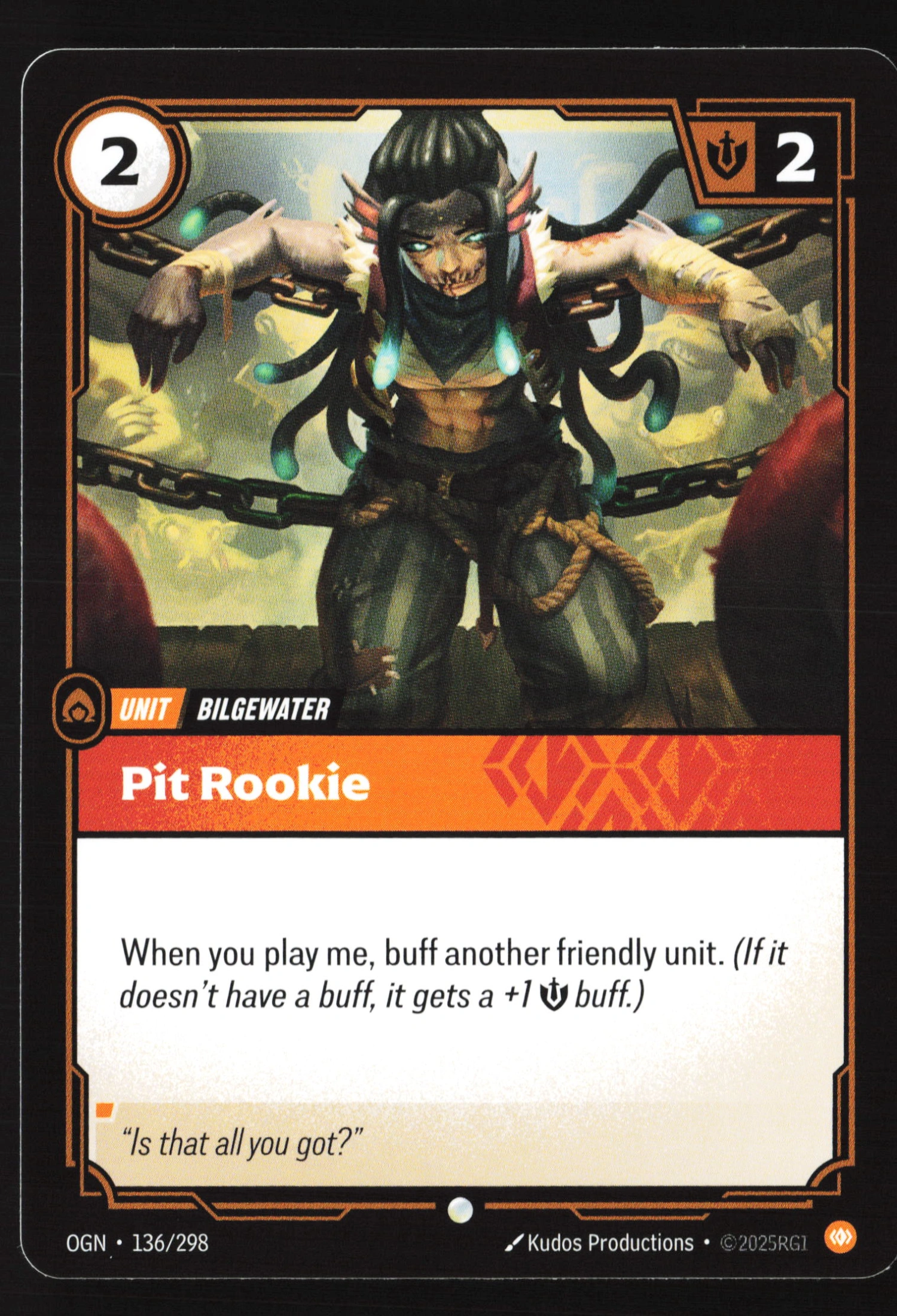 Pit Rookie (OGN 136) — Voorkant