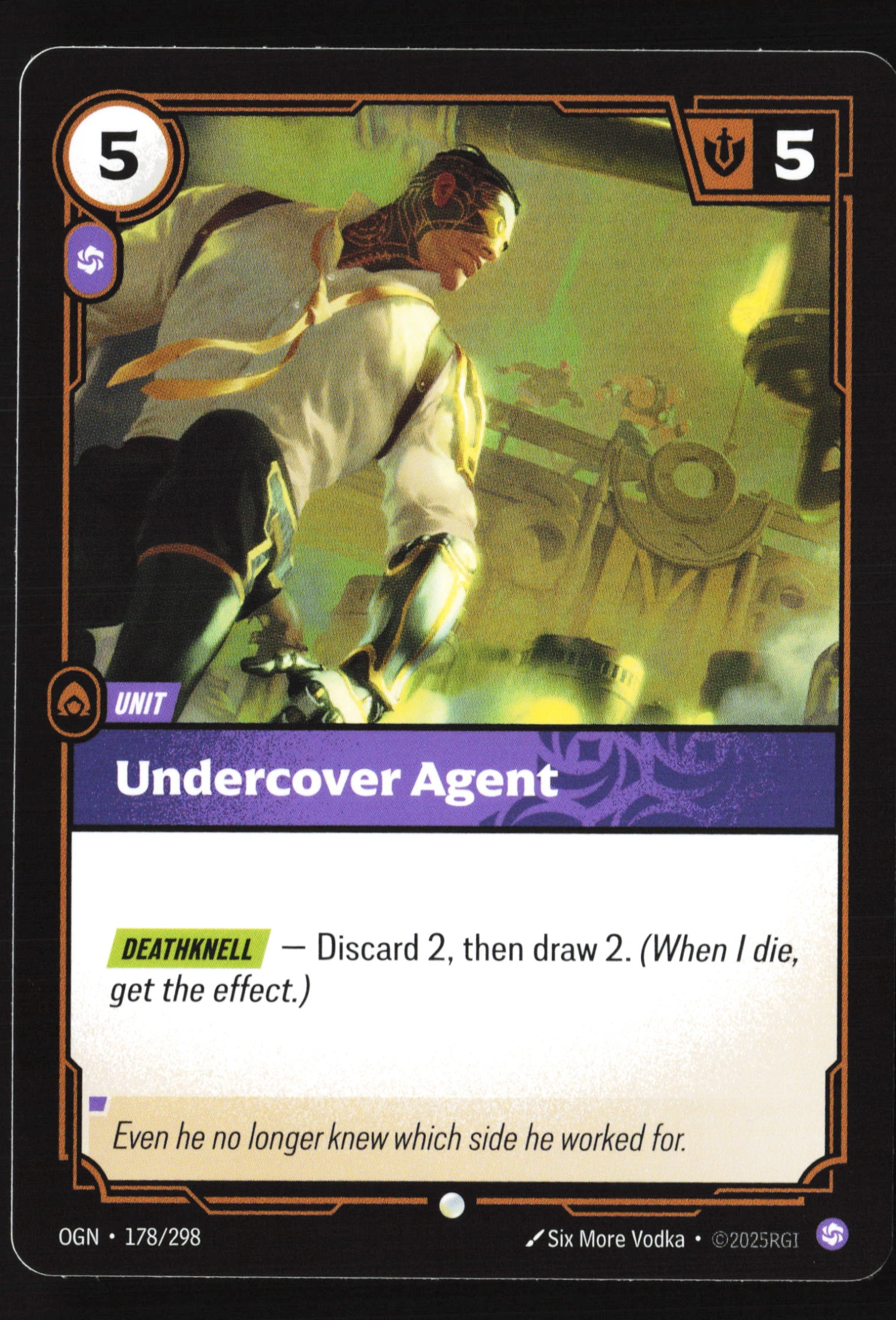 Undercover Agent (OGN 178) — Voorkant