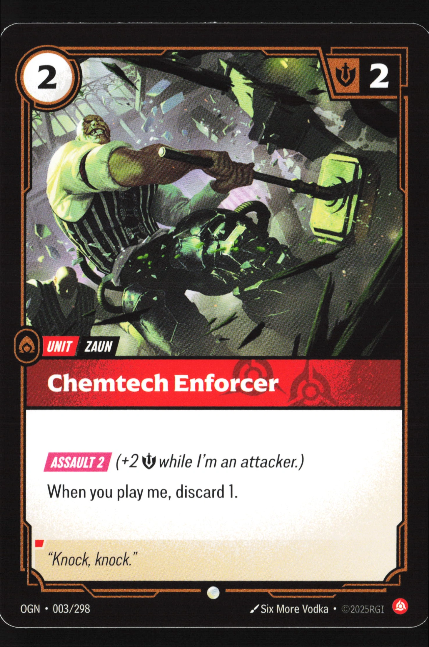 Chemtech Enforcer (OGN 003) — Voorkant