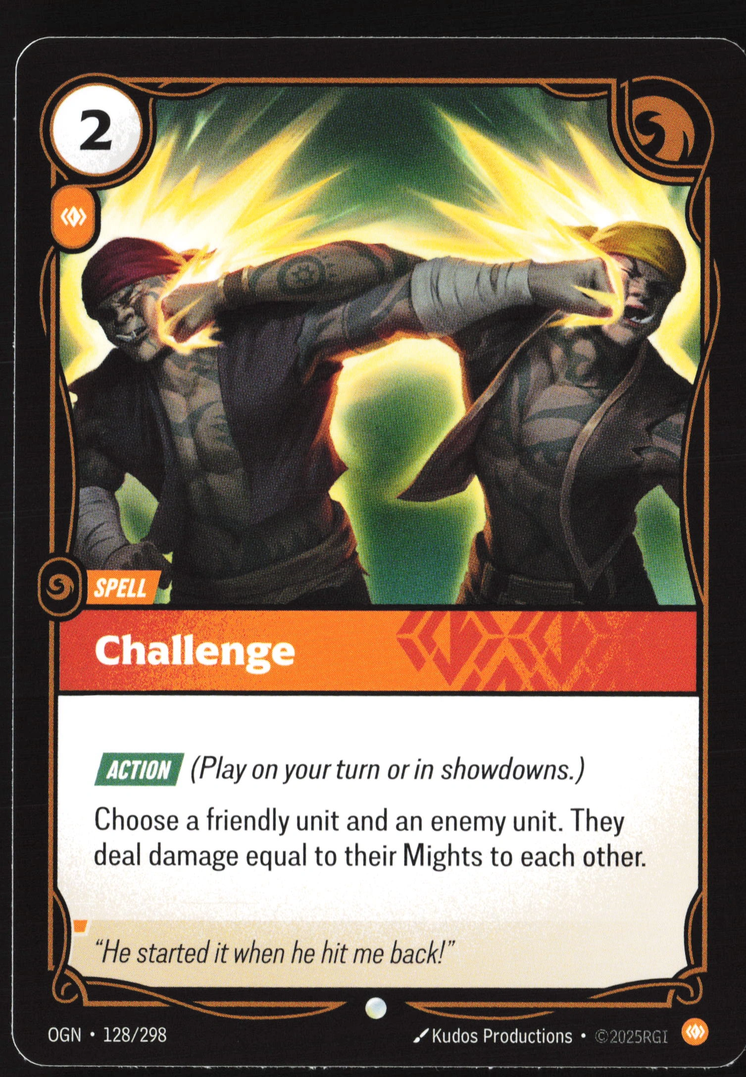 Challenge (OGN 128) — Voorkant