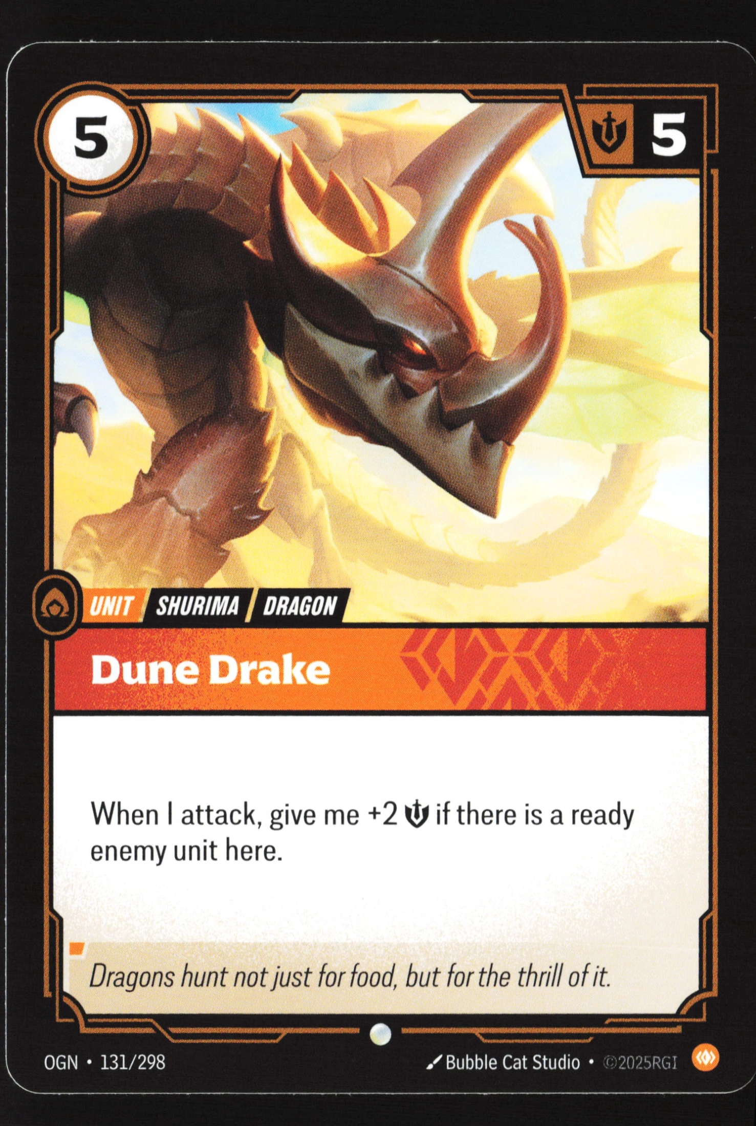 Dune Drake (OGN 131) — Voorkant