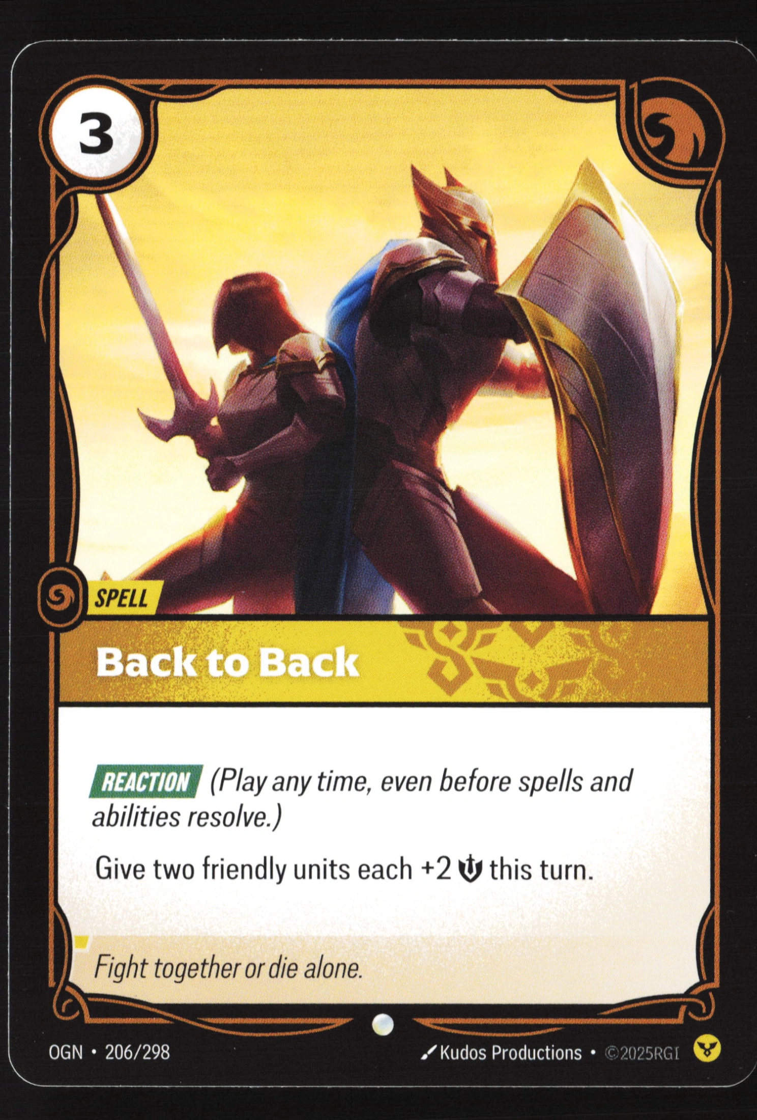 Back To Back (OGN 206) — Voorkant