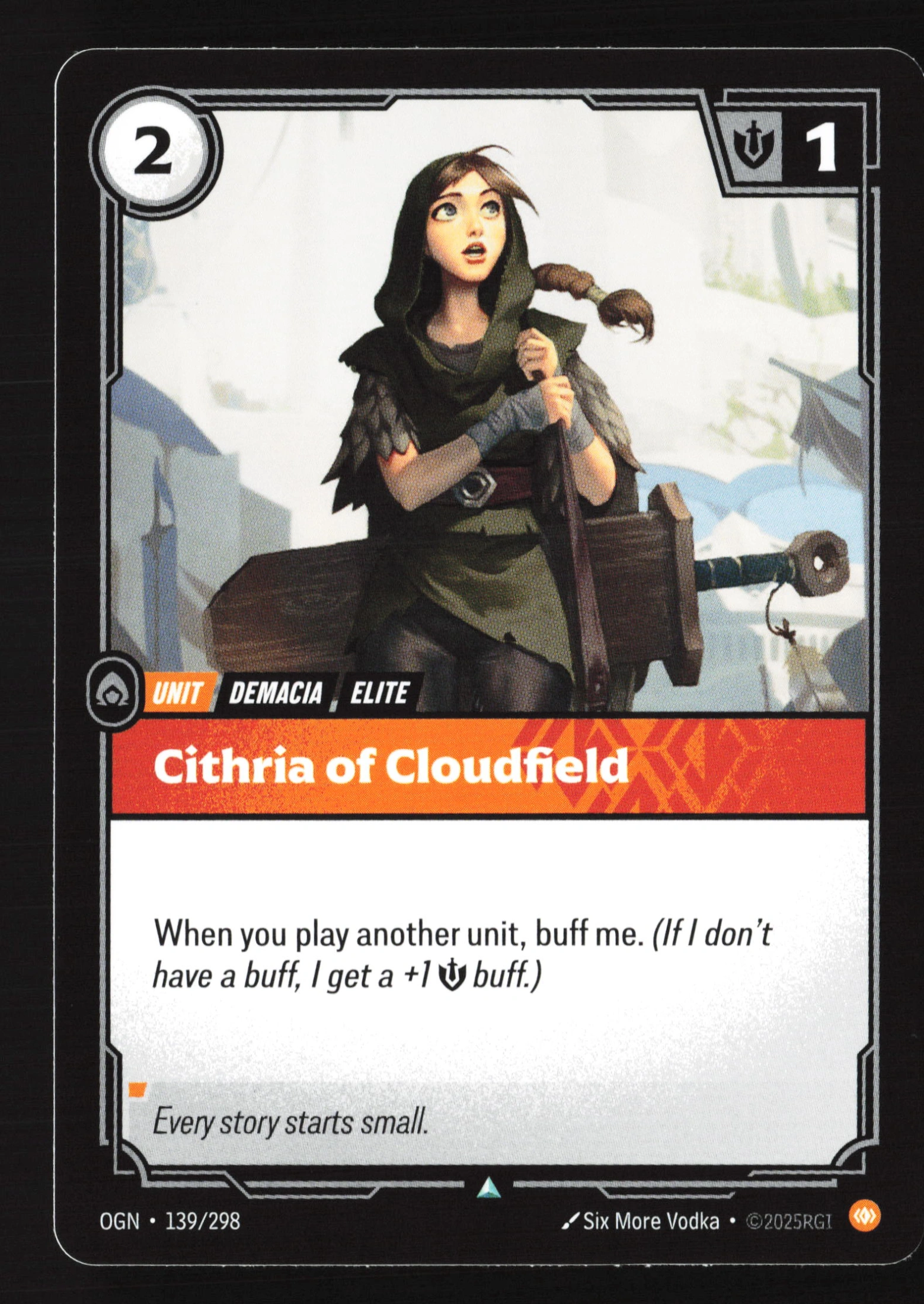 Cithria Of Cloudfield (OGN 139) — Voorkant