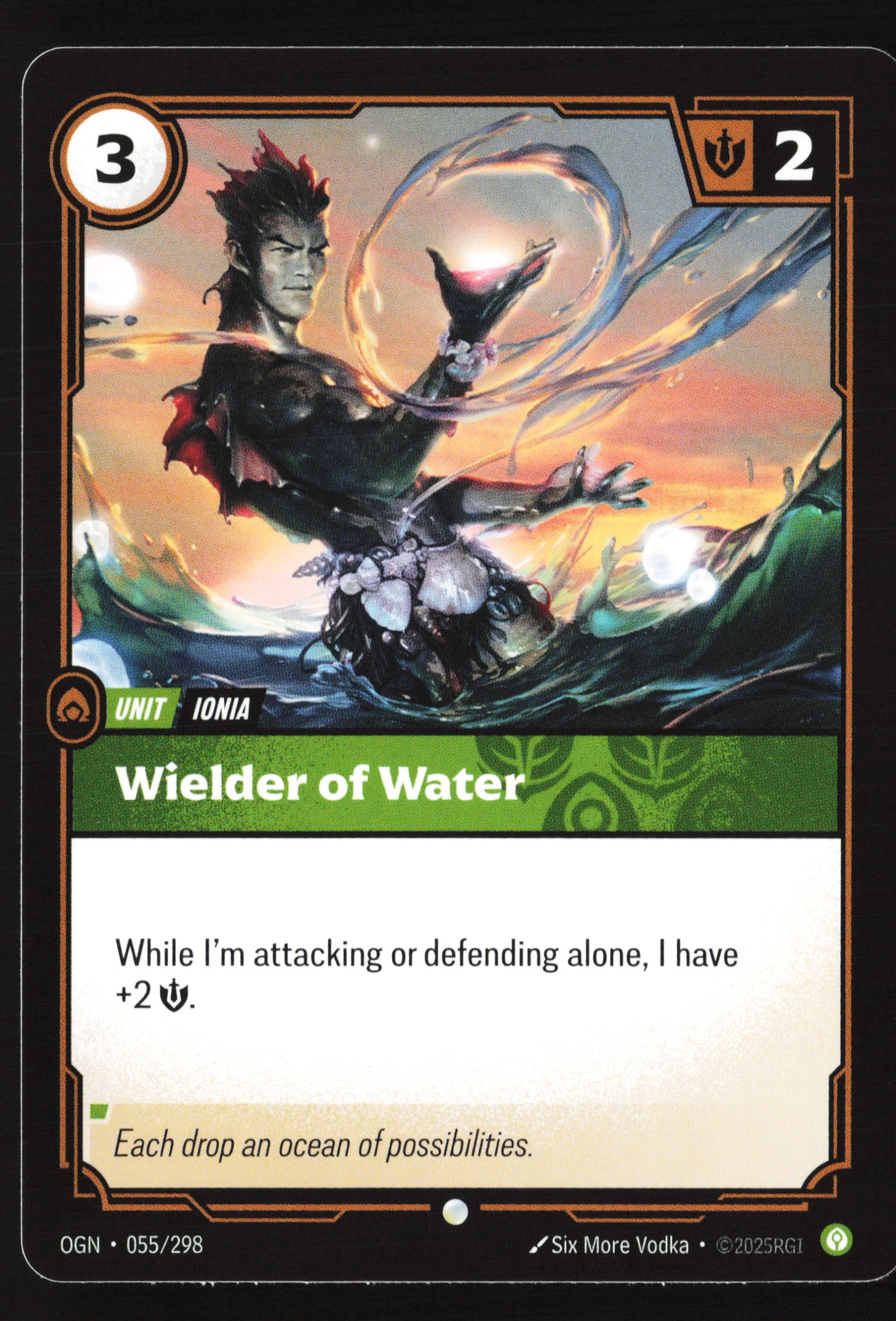 Wielder Of Water (OGN 055) — Voorkant