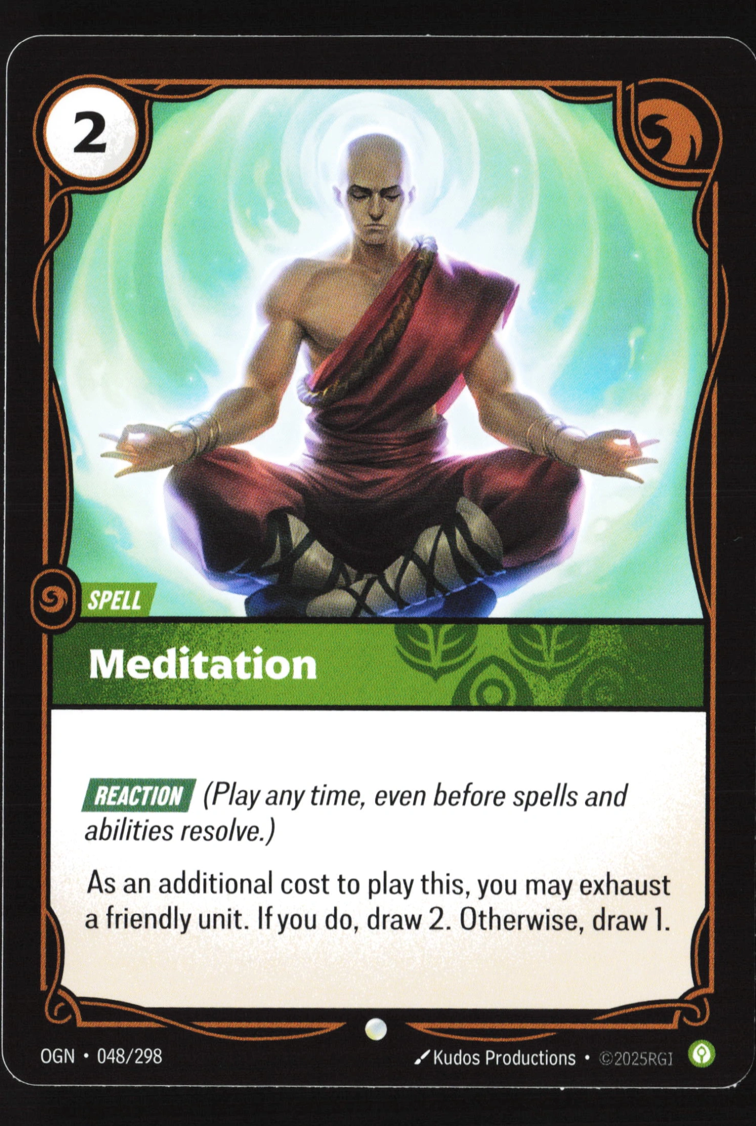 Meditation (OGN 048) — Voorkant