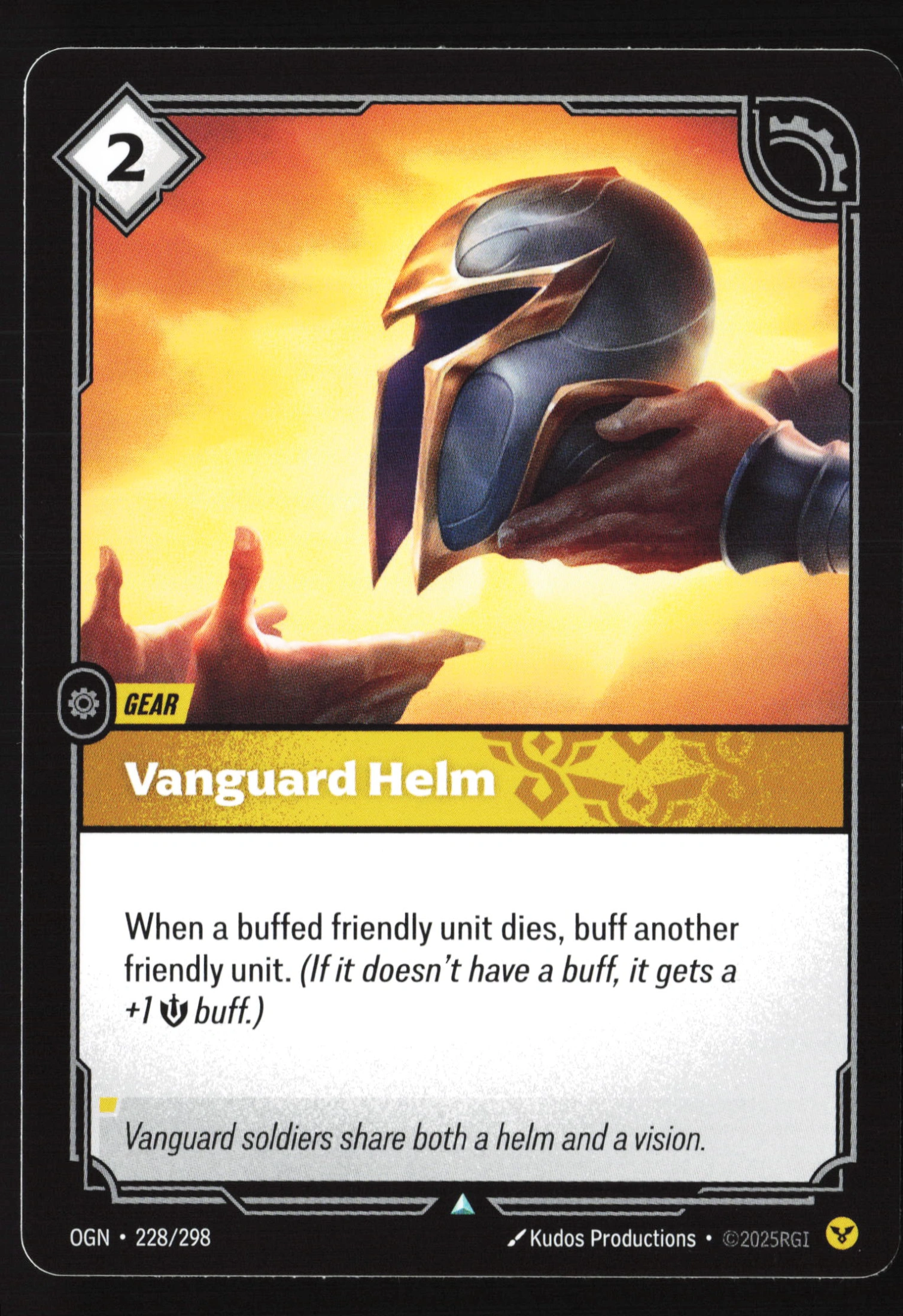 Vanguard Helm (OGN 228) — Voorkant