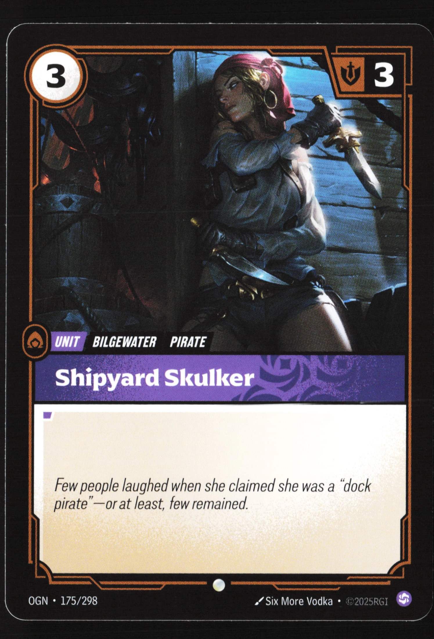 Shipyard Skulker (OGN 175) — Voorkant