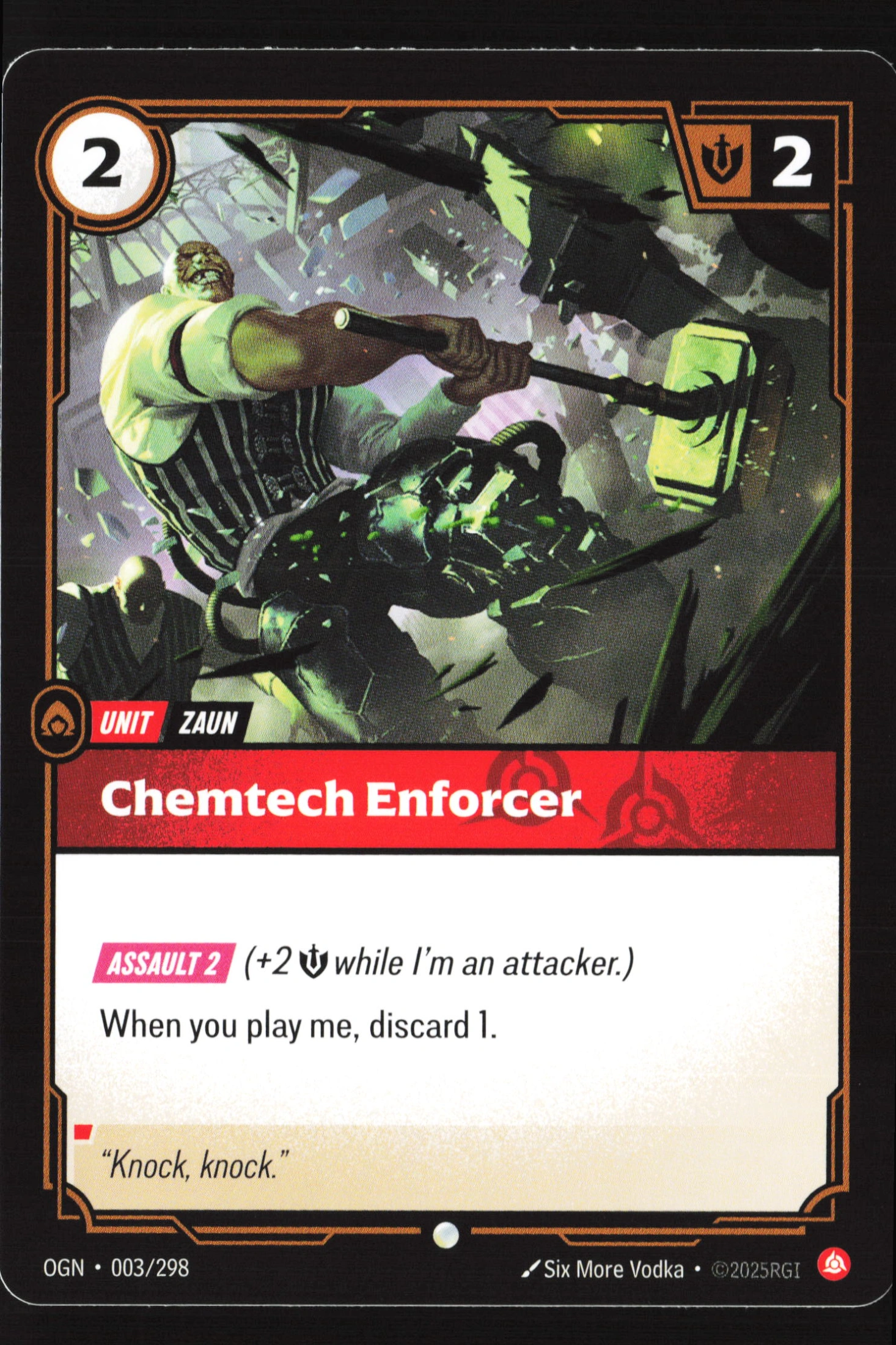 Chemtech Enforcer (OGN 003) — Voorkant