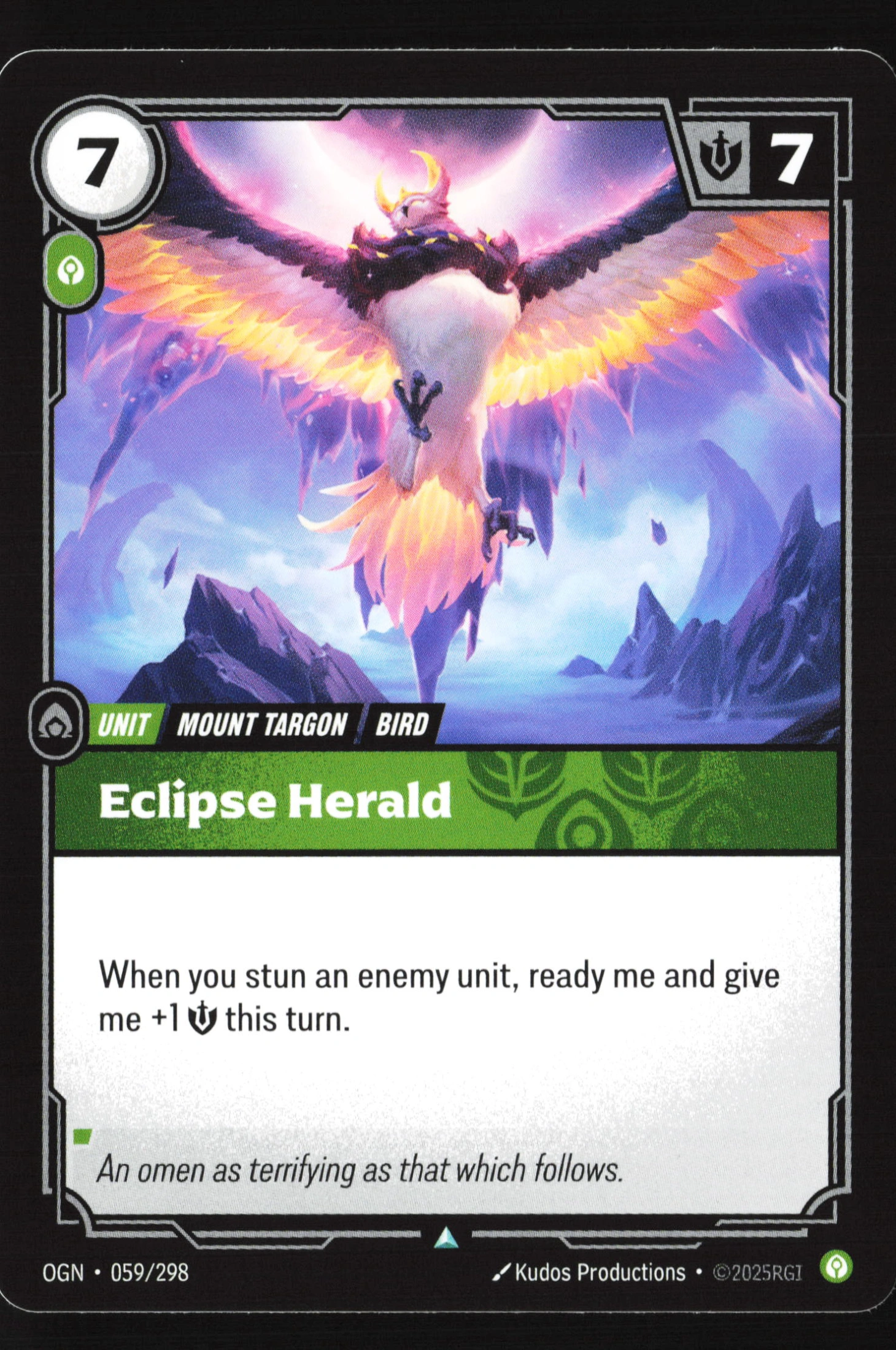 Eclipse Herald (OGN 059) — Voorkant