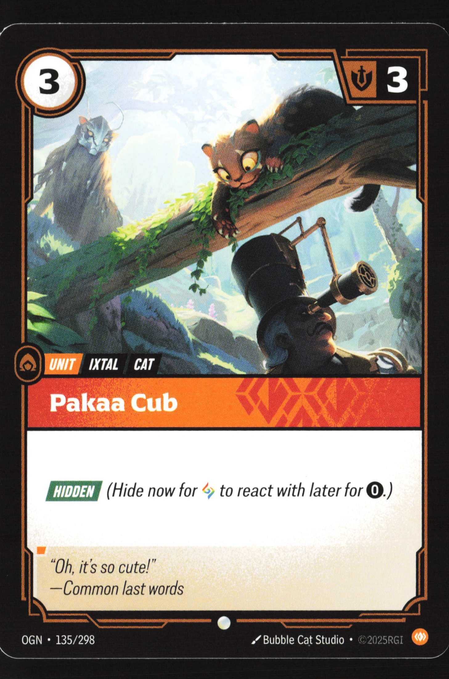 Pakaa Cub (OGN 135) — Voorkant