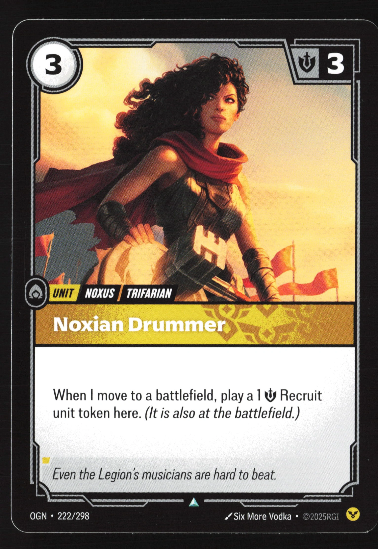 Noxian Drummer (OGN 222) — Voorkant