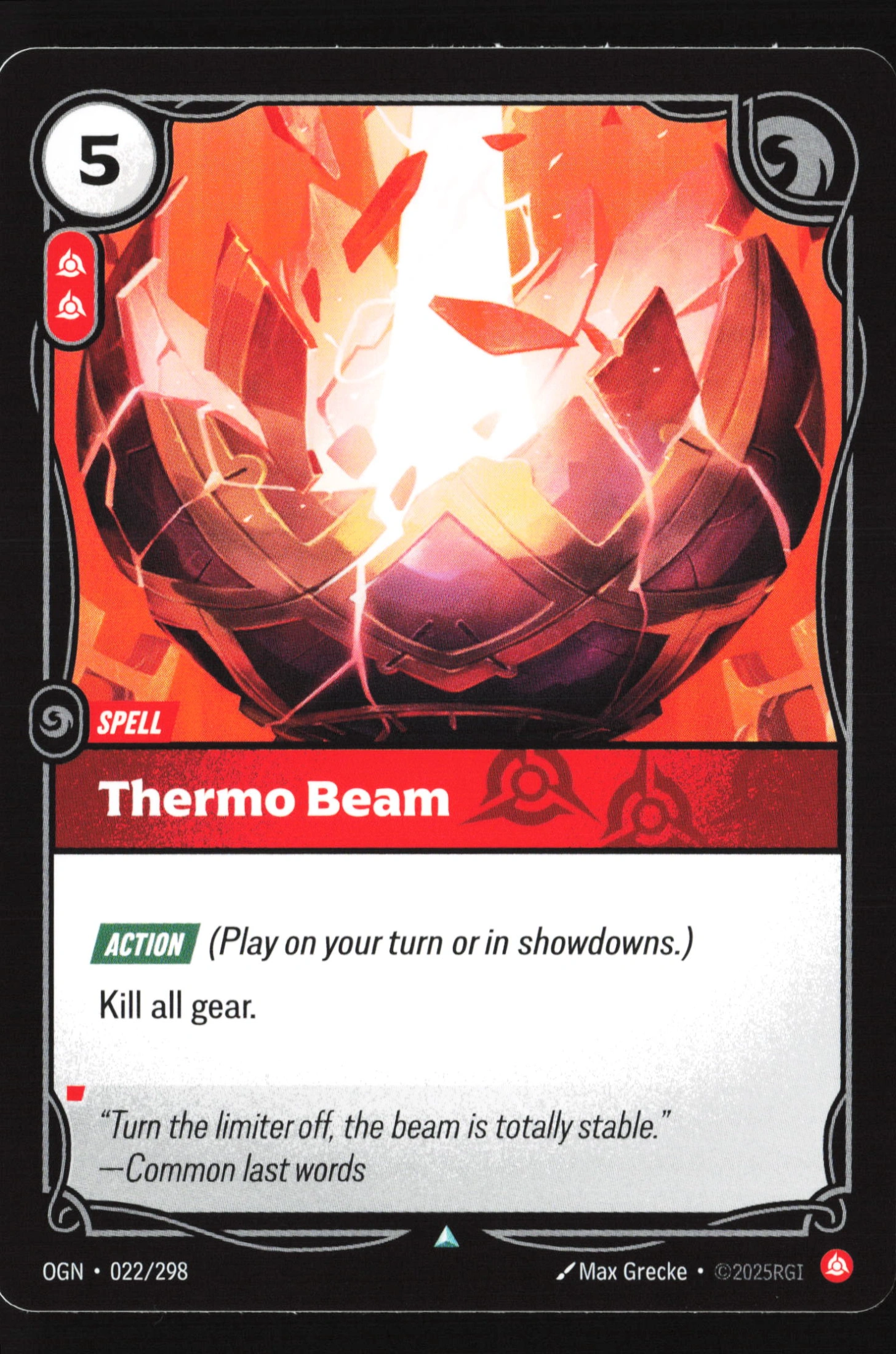 Thermo Beam (OGN 022) — Voorkant