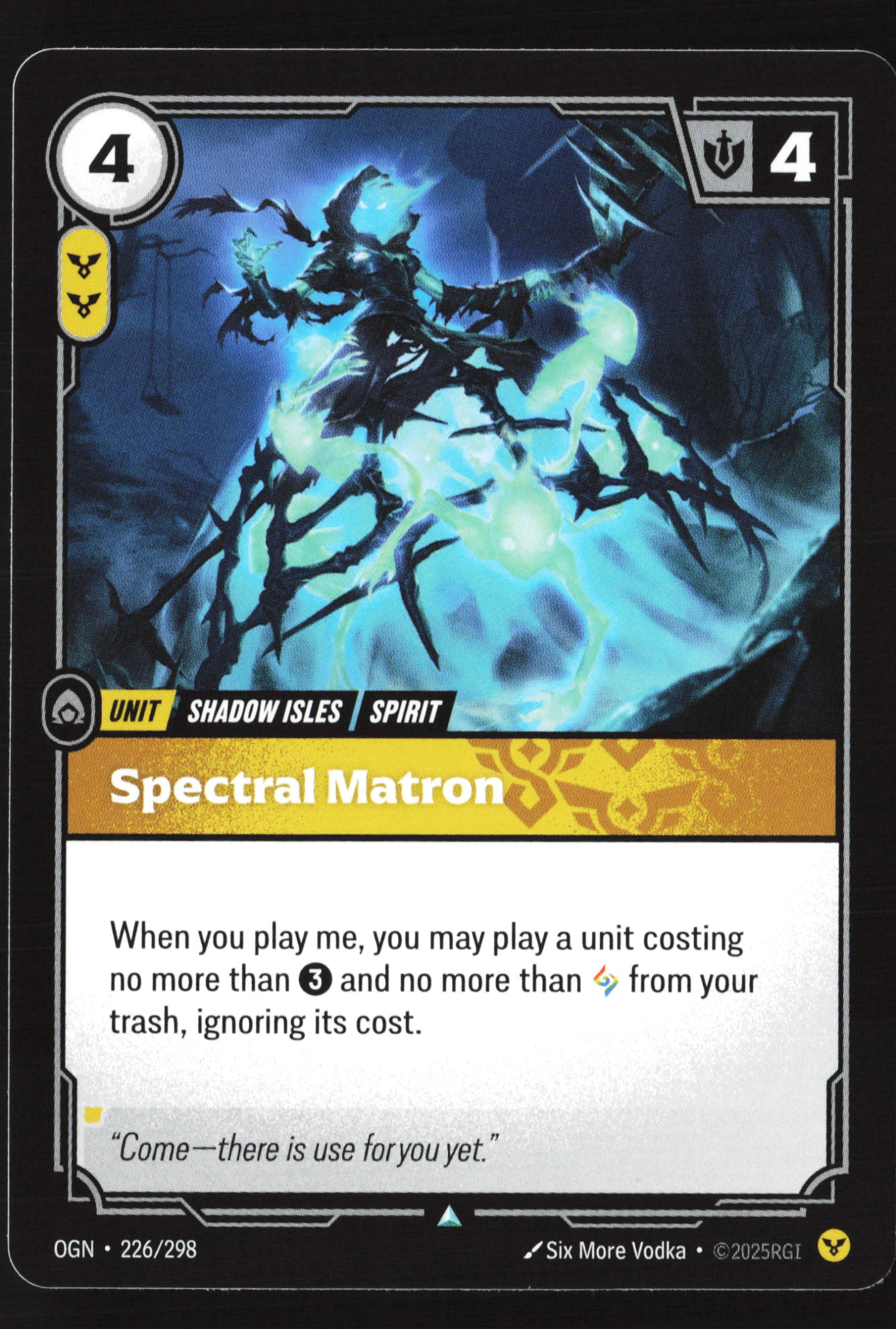 Spectral Matron (OGN 226) — Voorkant