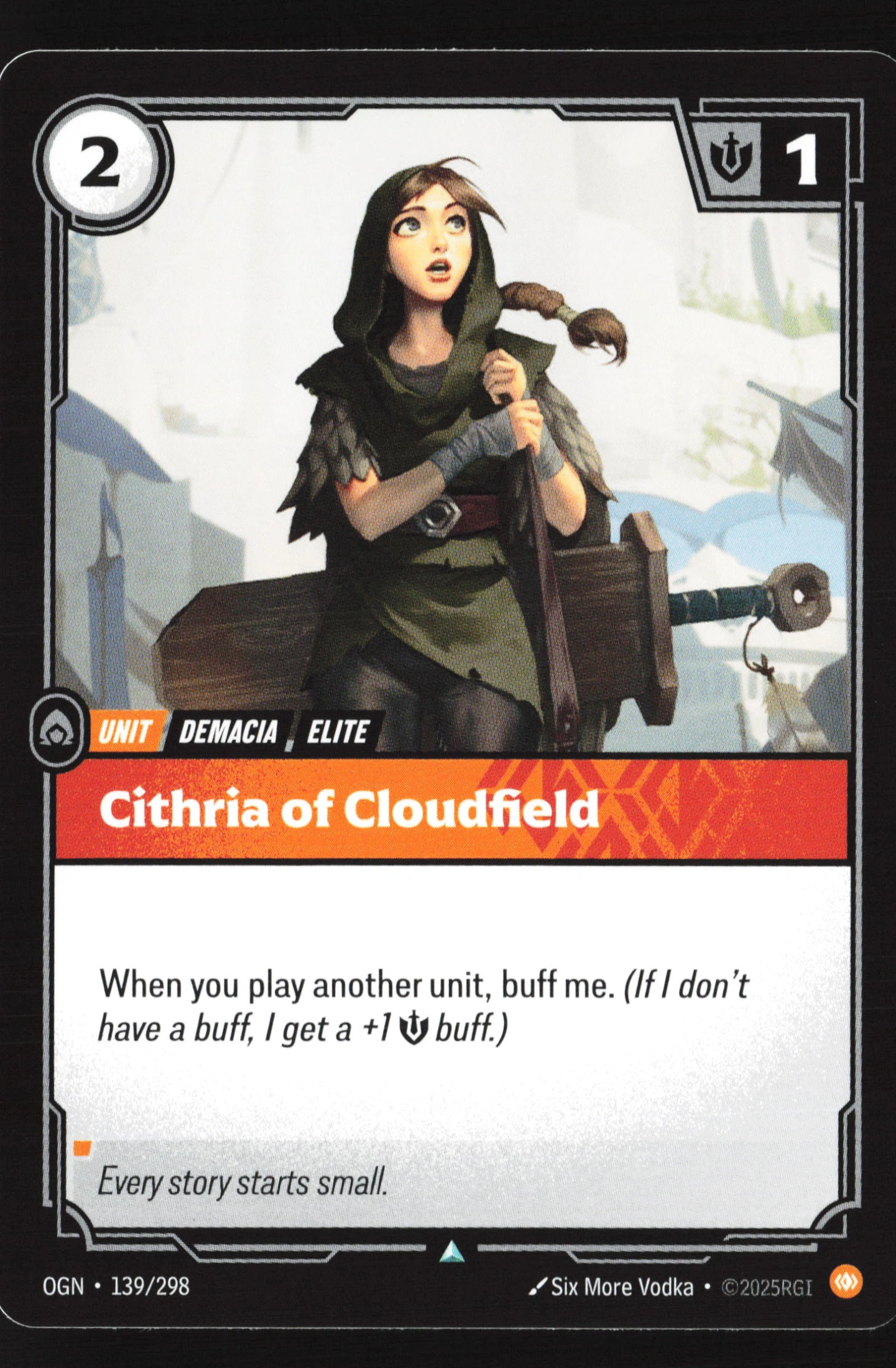 Cithria Of Cloudfield (OGN 139) — Voorkant