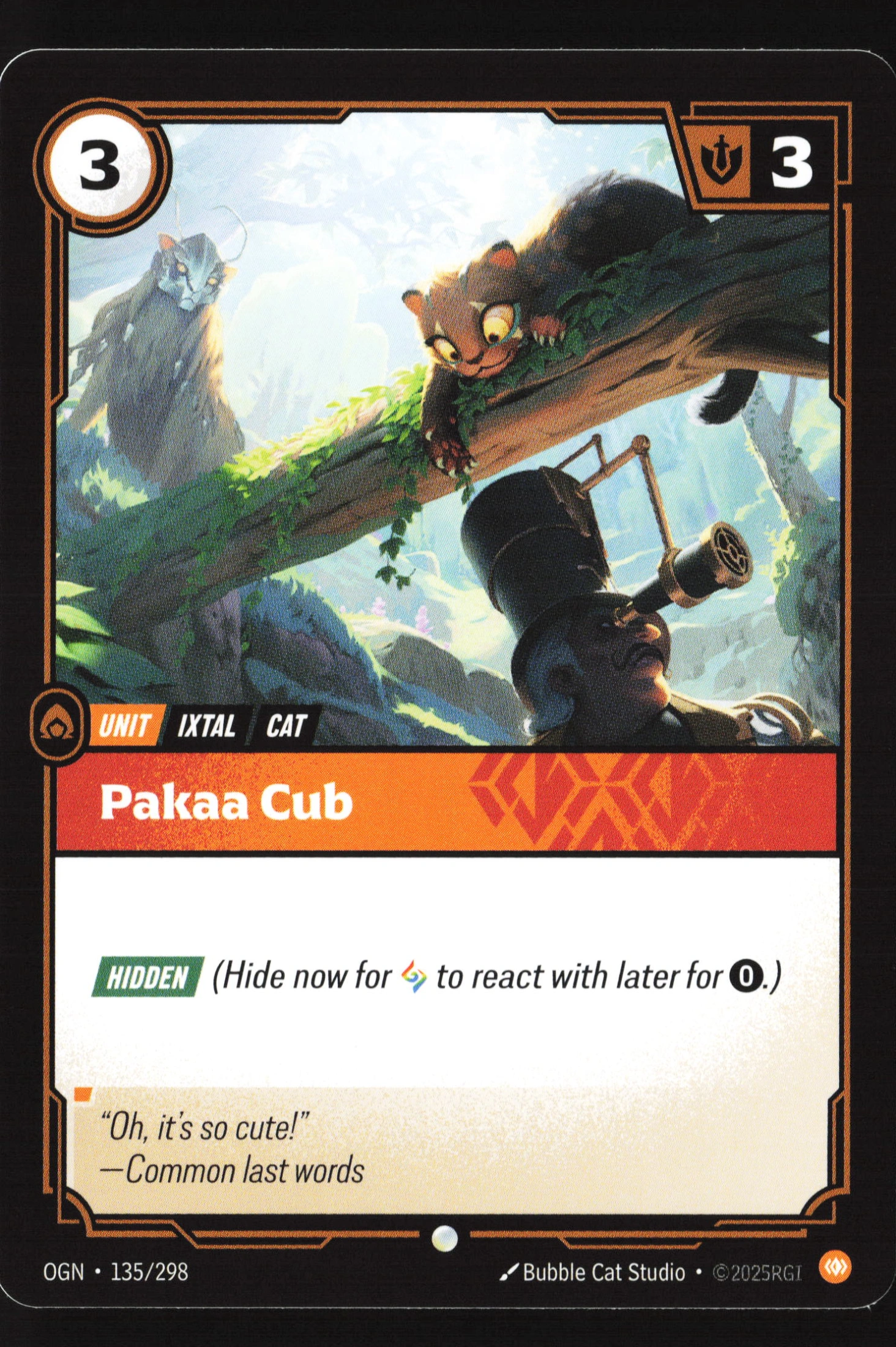 Pakaa Cub (OGN 135) — Voorkant