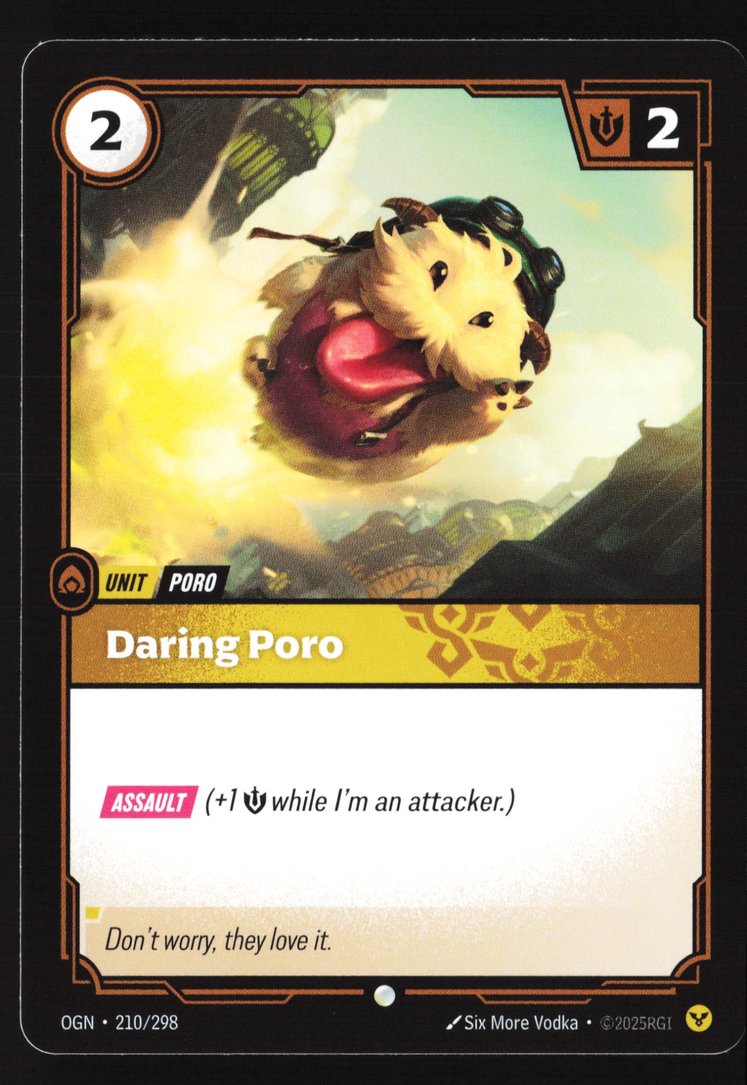 Daring Poro (OGN 210) — Voorkant