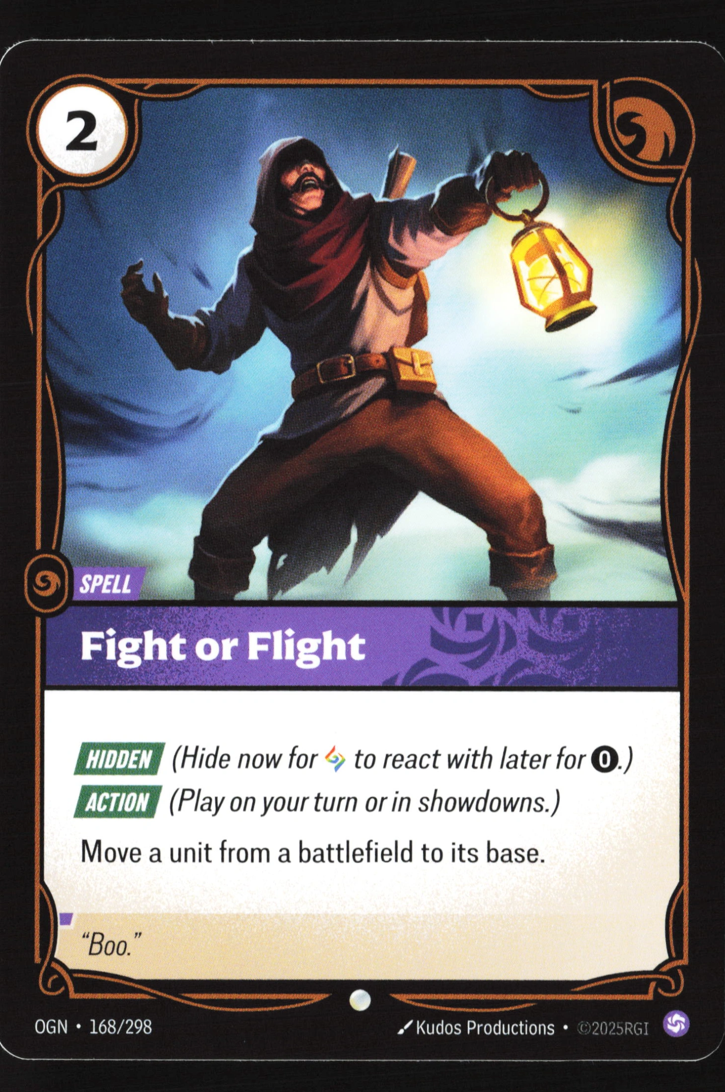 Fight Or Flight (OGN 168) — Voorkant