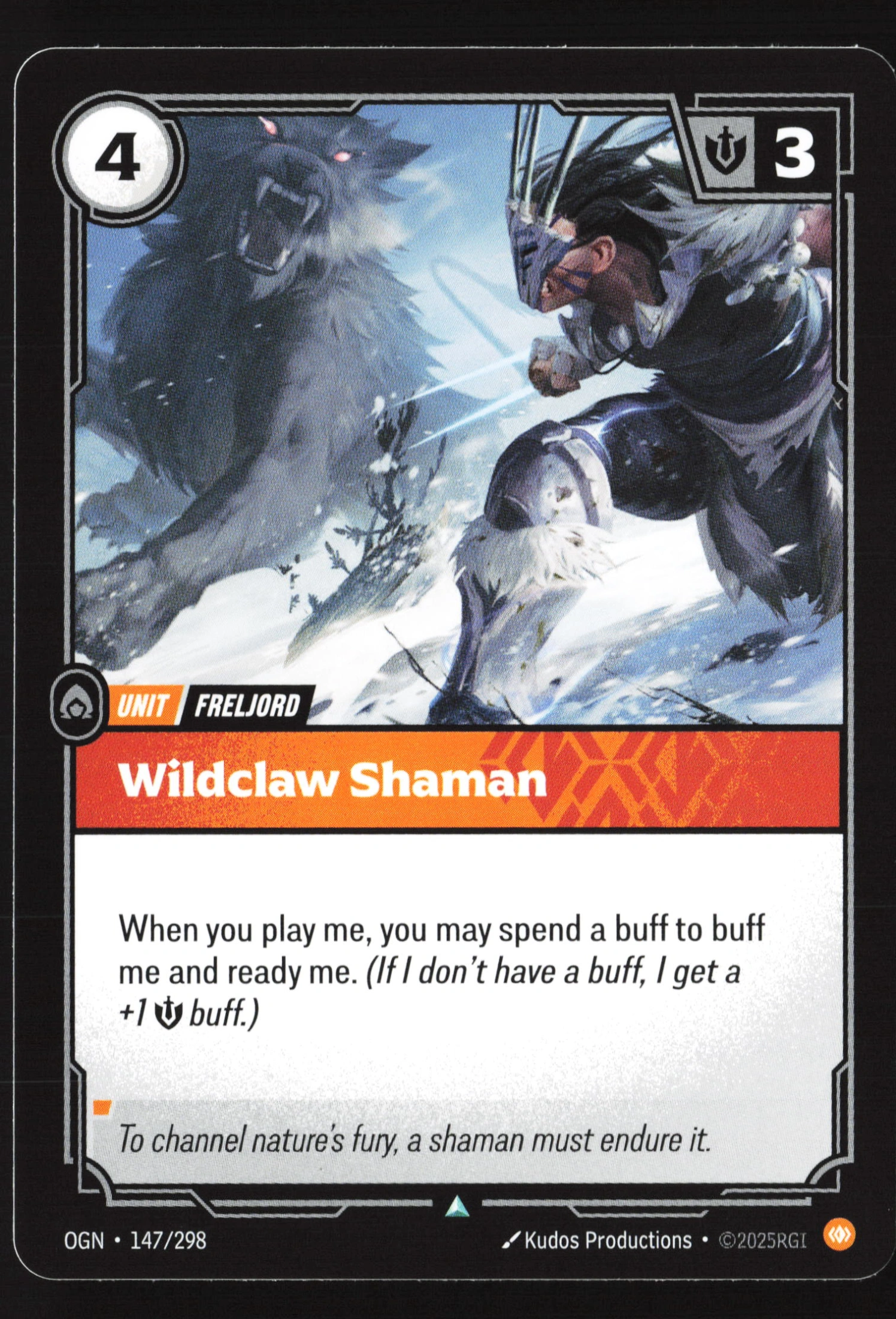 Wildclaw Shaman (OGN 147) — Voorkant