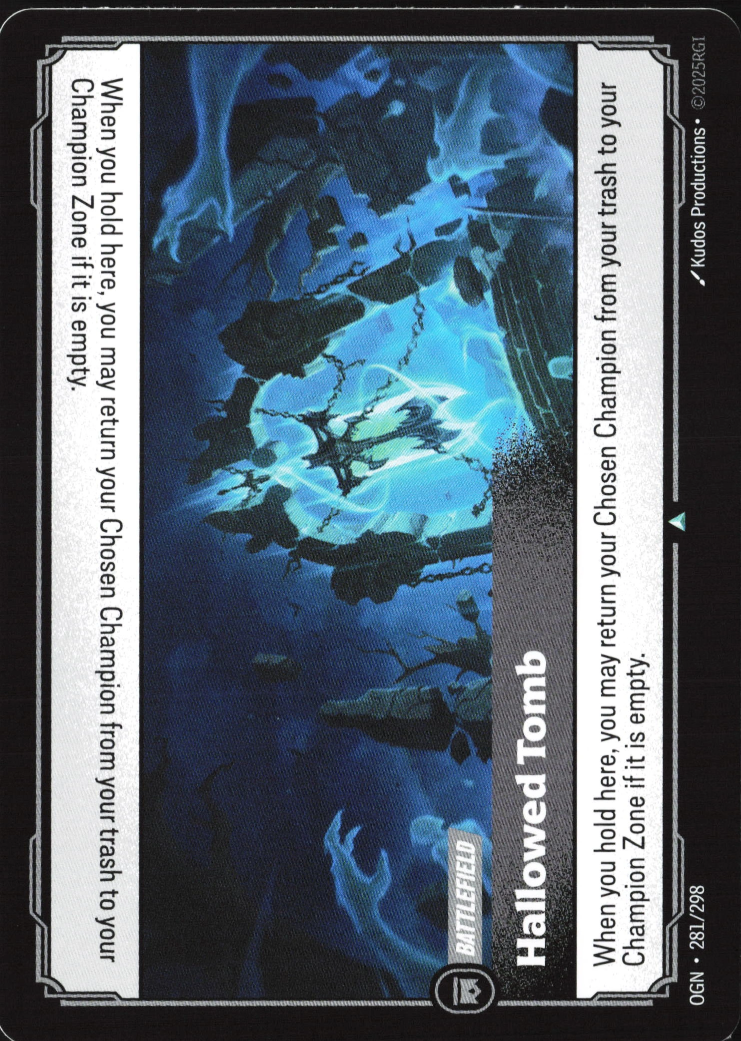 Hallowed Tomb (OGN 281) — Voorkant