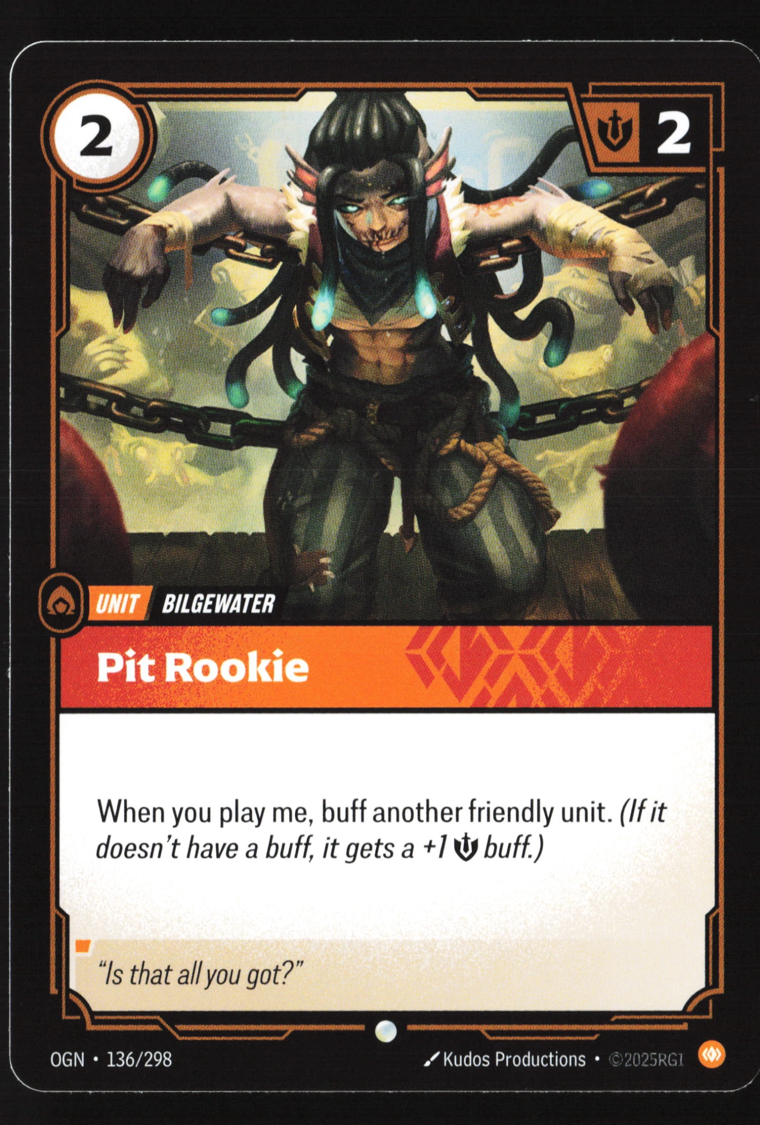 Pit Rookie (OGN 136) — Voorkant