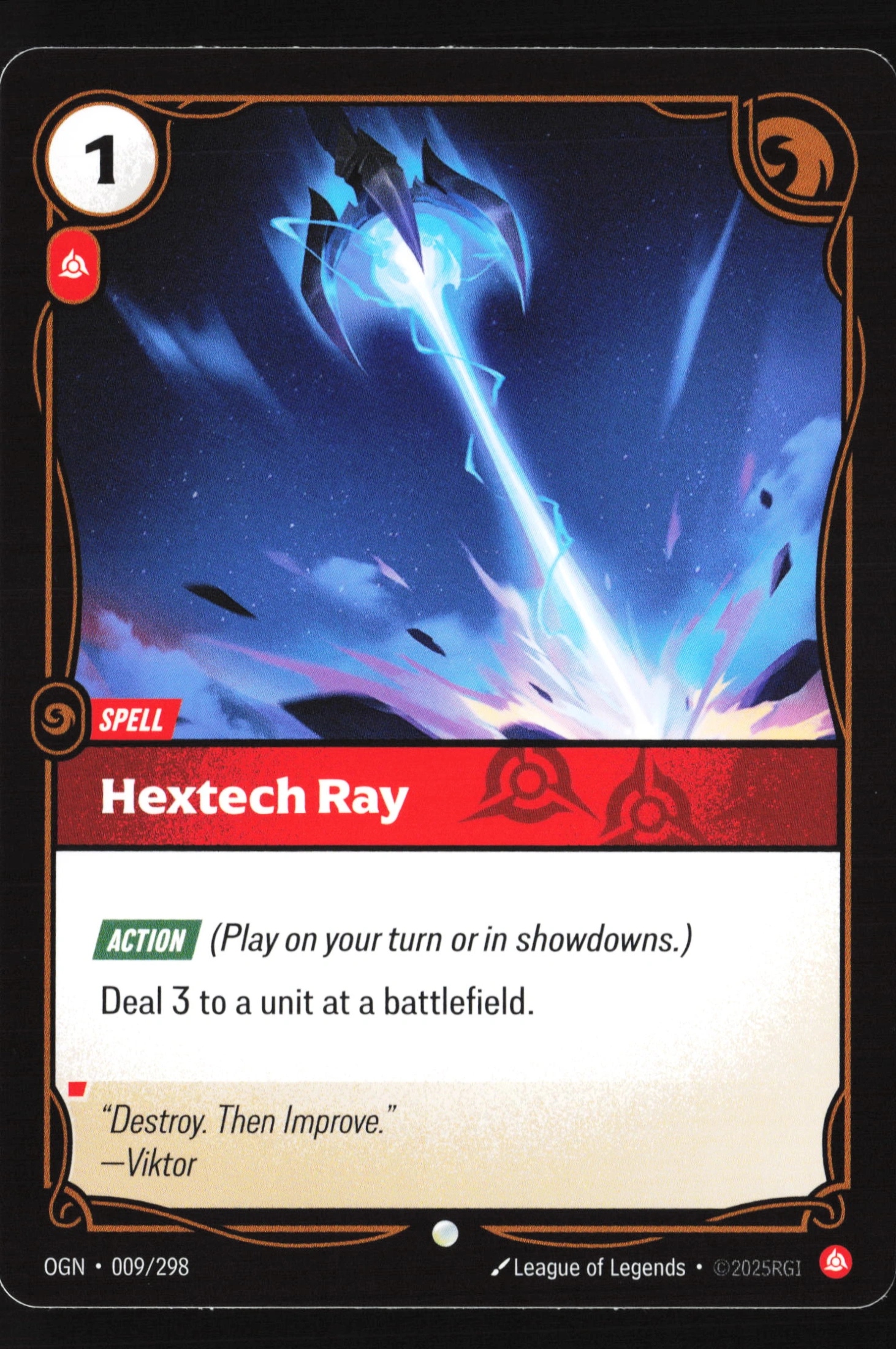 Hextech Ray (OGN 009) — Voorkant