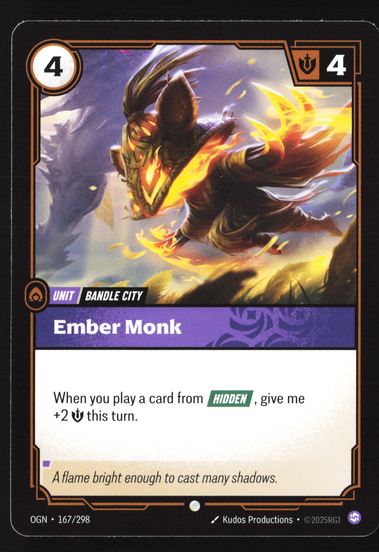 Ember Monk (OGN 167) — Voorkant