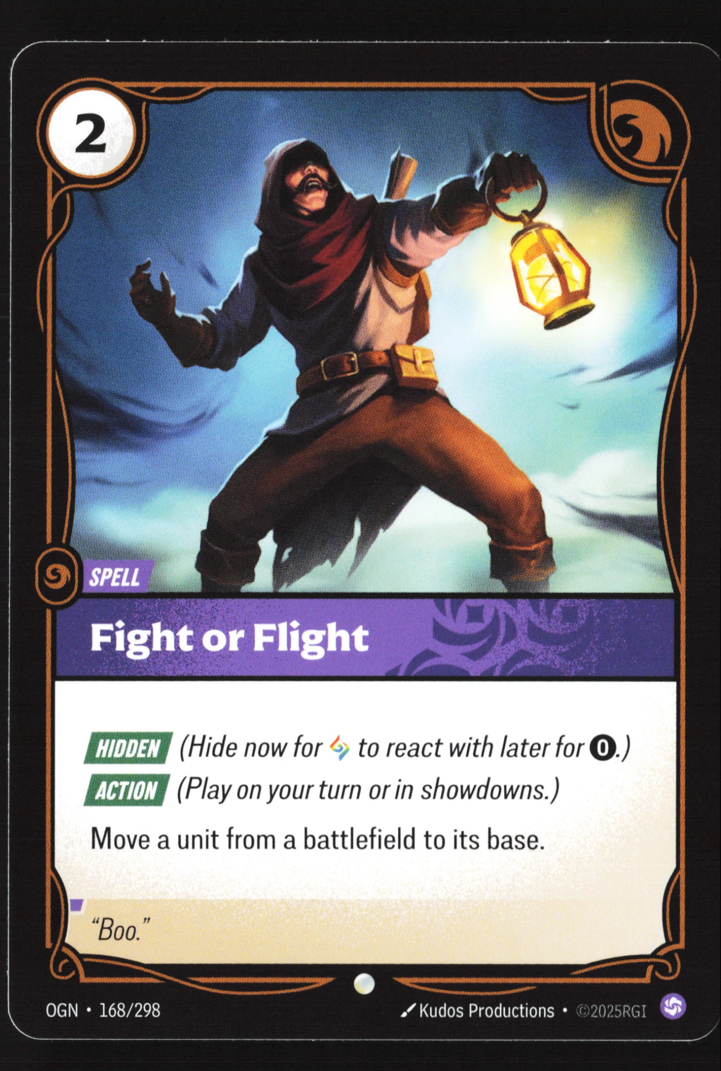 Fight Or Flight (OGN 168) — Voorkant