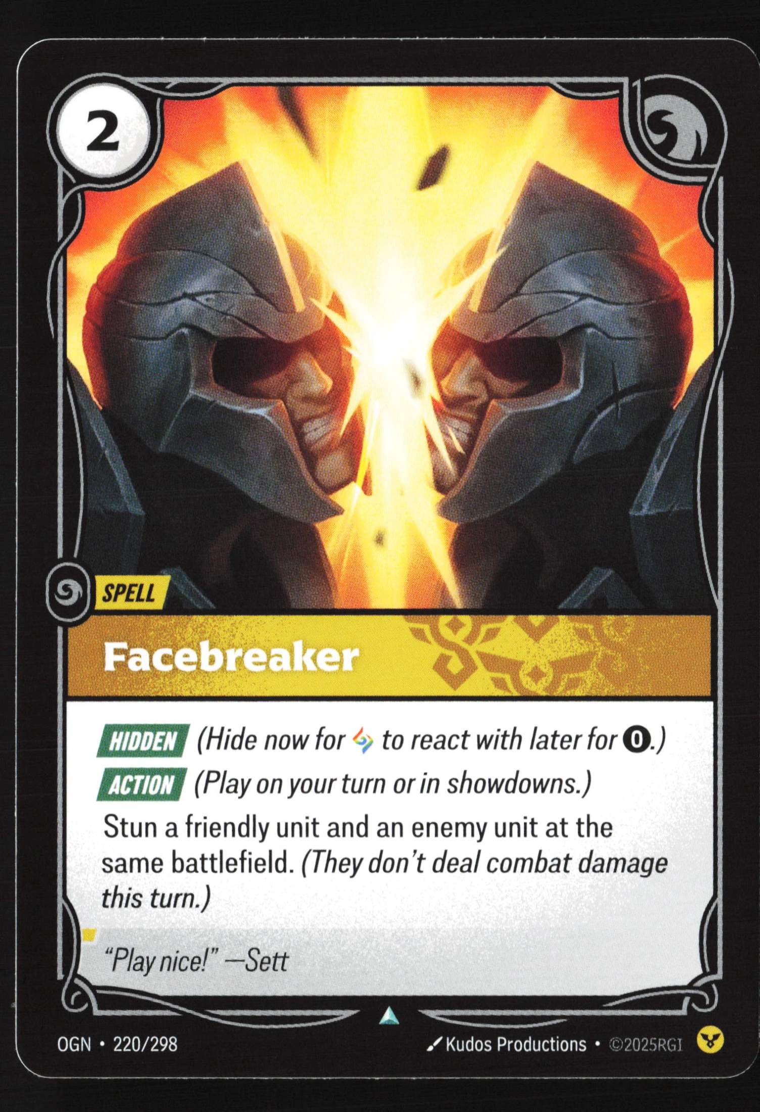 Facebreaker (OGN 220) — Voorkant