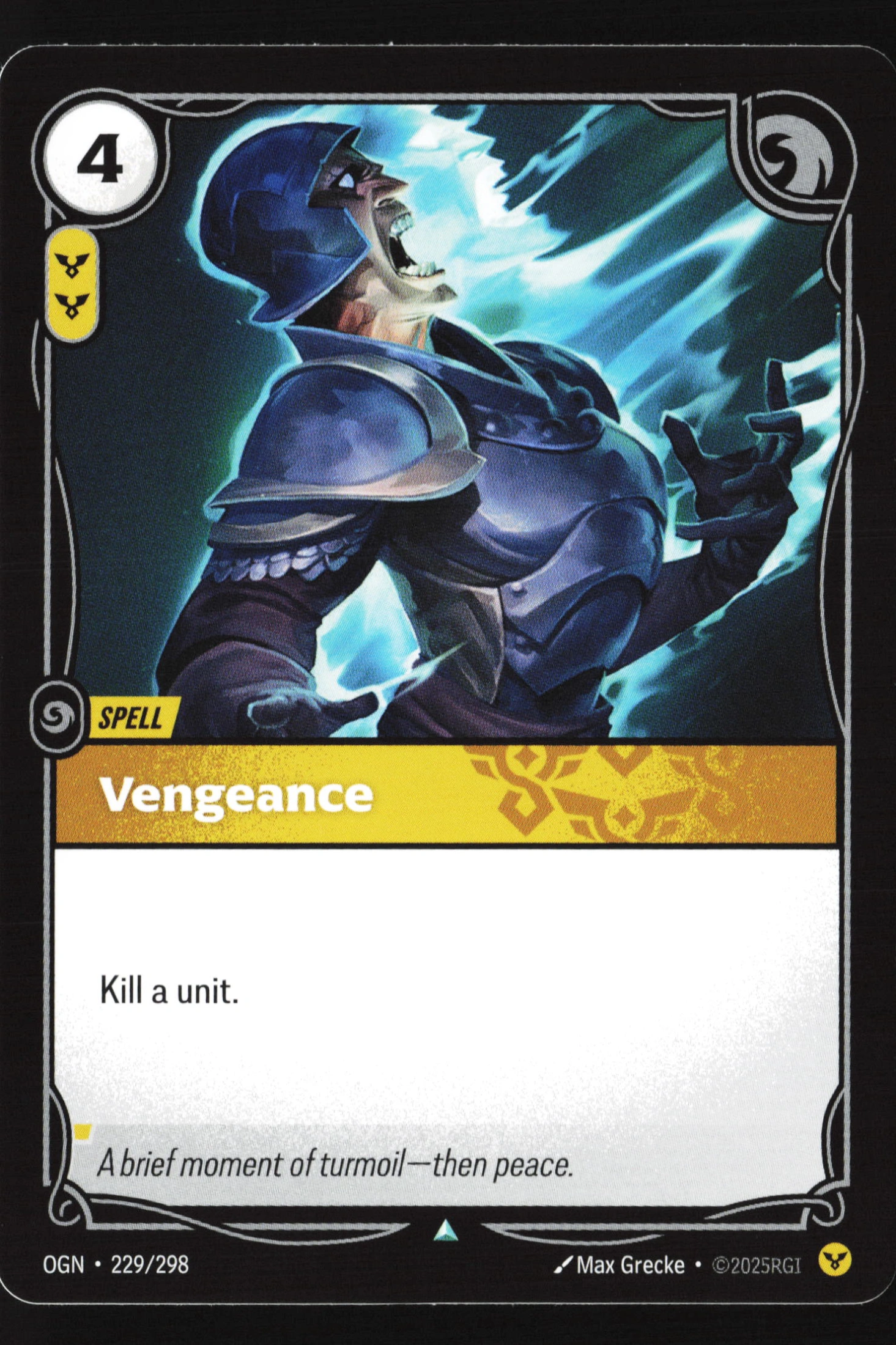 Vengeance (OGN 229) — Voorkant