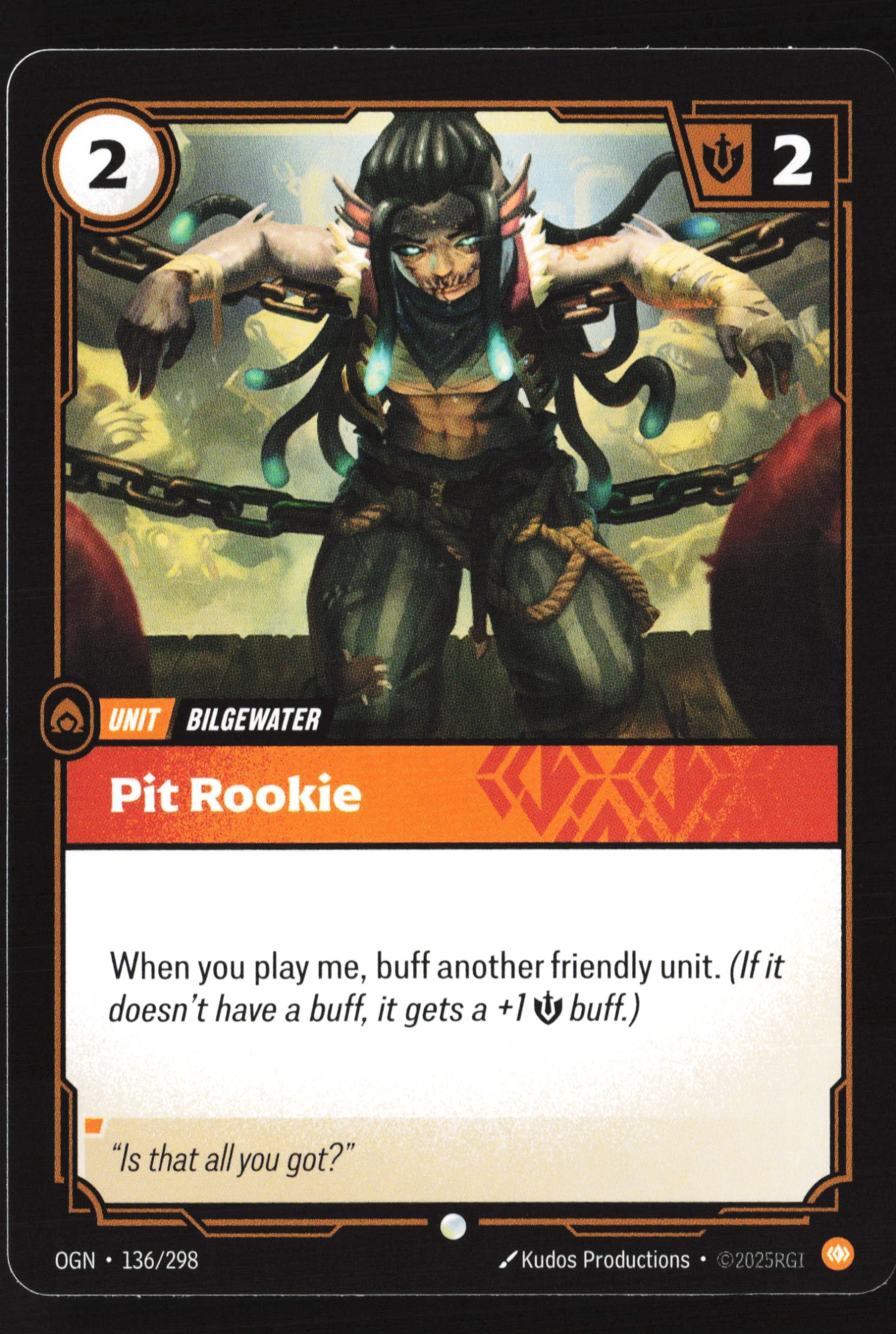 Pit Rookie (OGN 136) — Voorkant