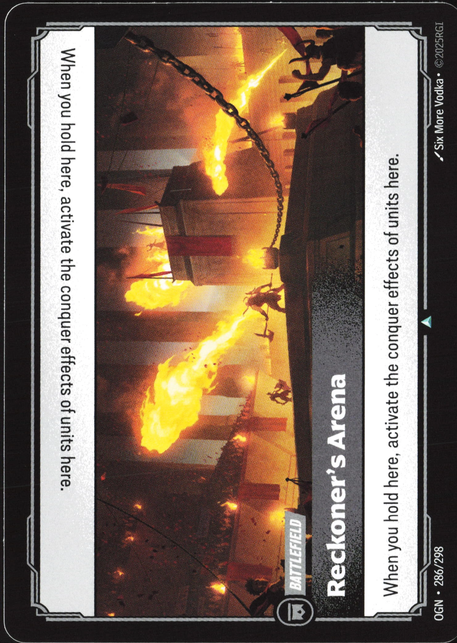 Reckoner's Arena (OGN 286) — Voorkant