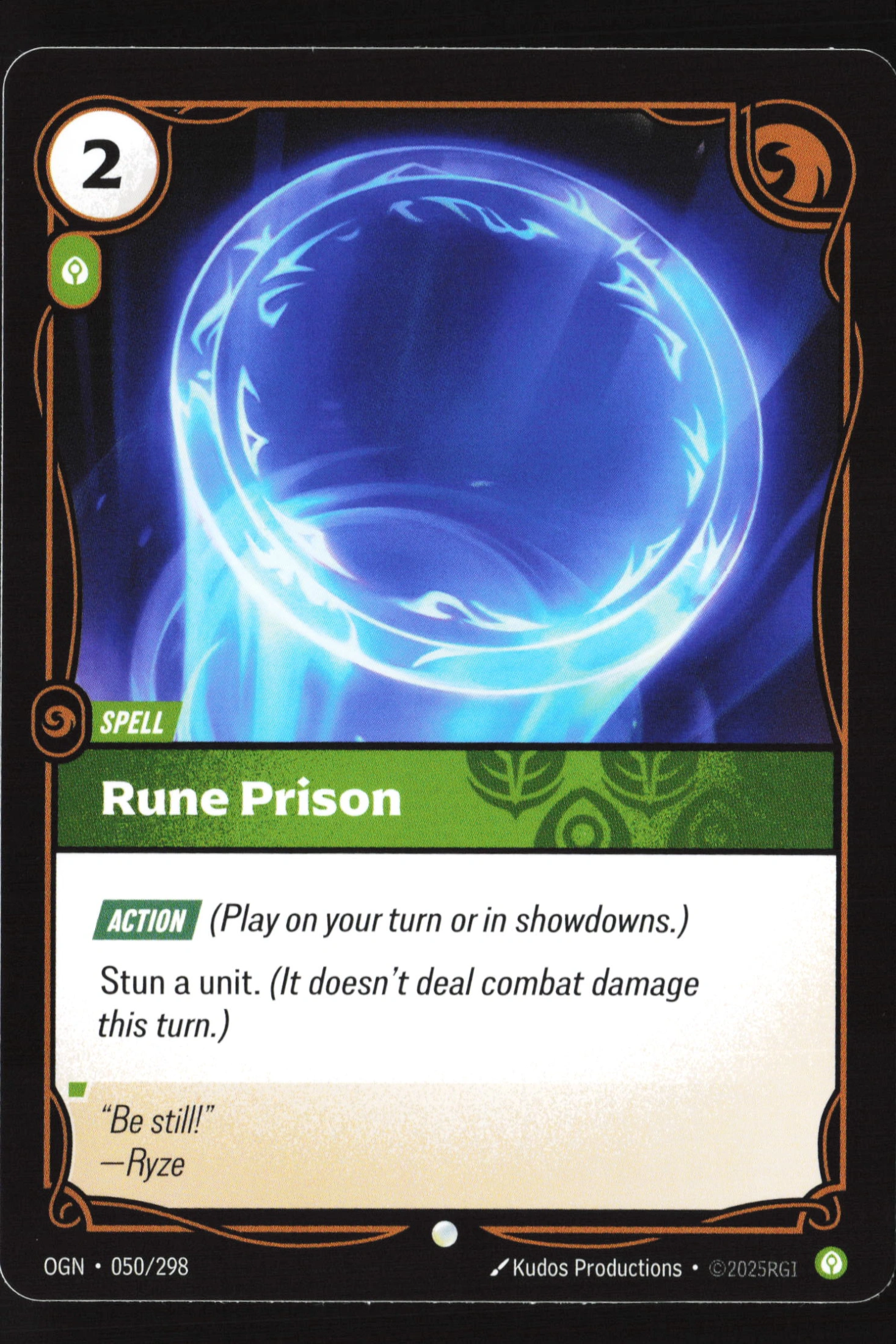 Rune Prison (OGN 050) — Voorkant