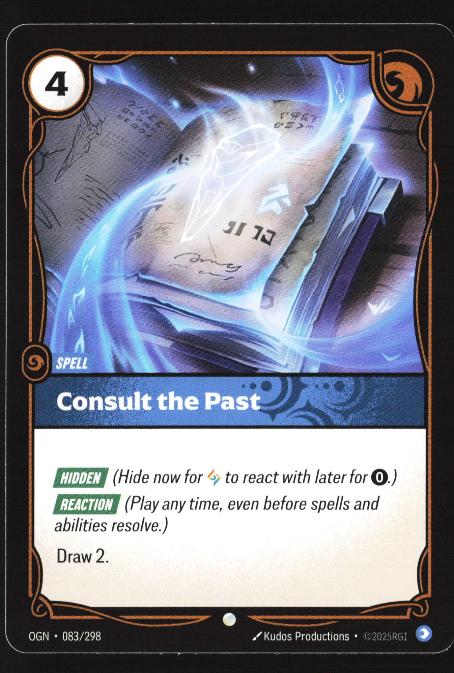Consult The Past (OGN 083) — Voorkant