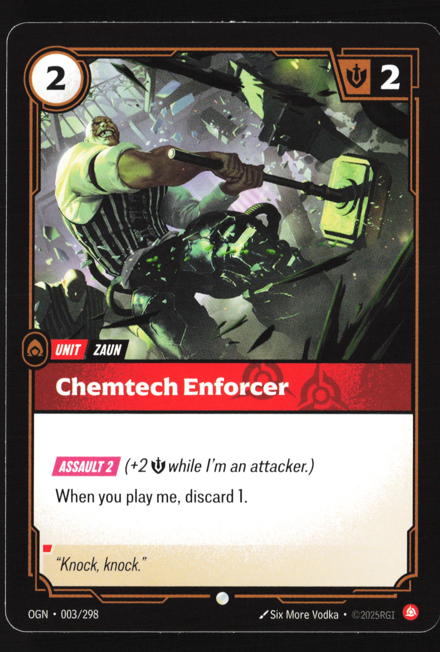 Chemtech Enforcer (OGN 003) — Voorkant