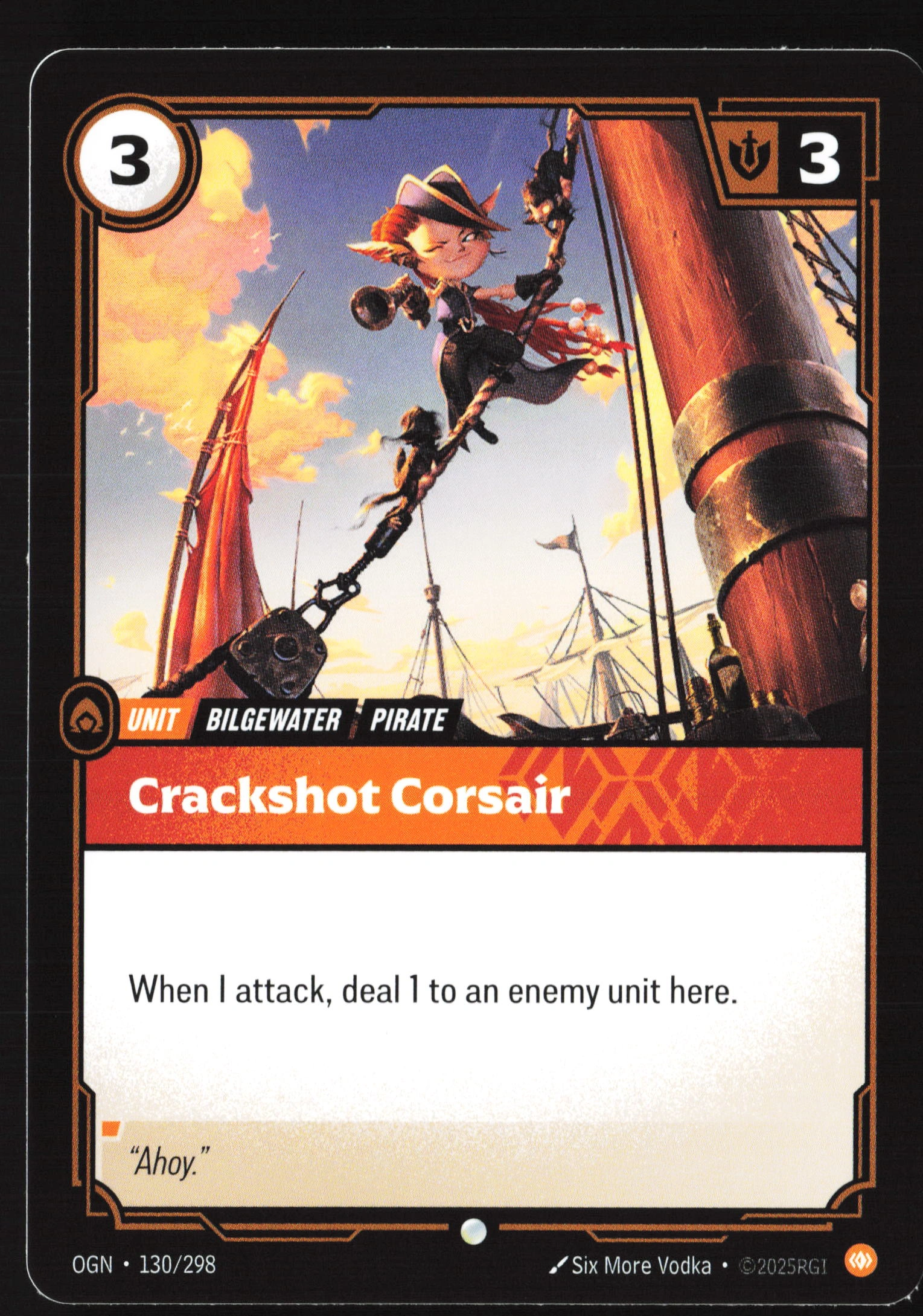 Crackshot Corsair (OGN 130) — Voorkant