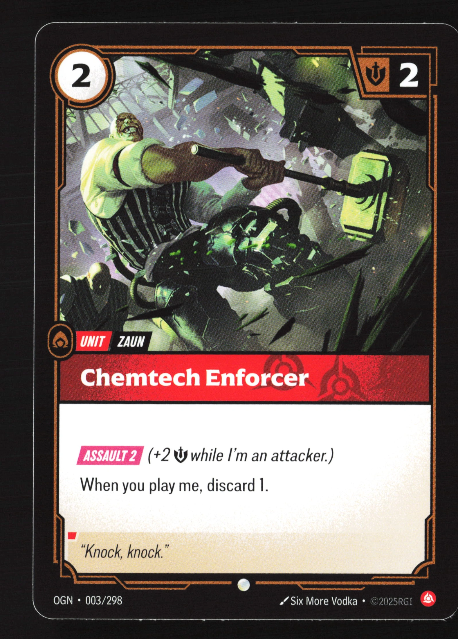 Chemtech Enforcer (OGN 003) — Voorkant