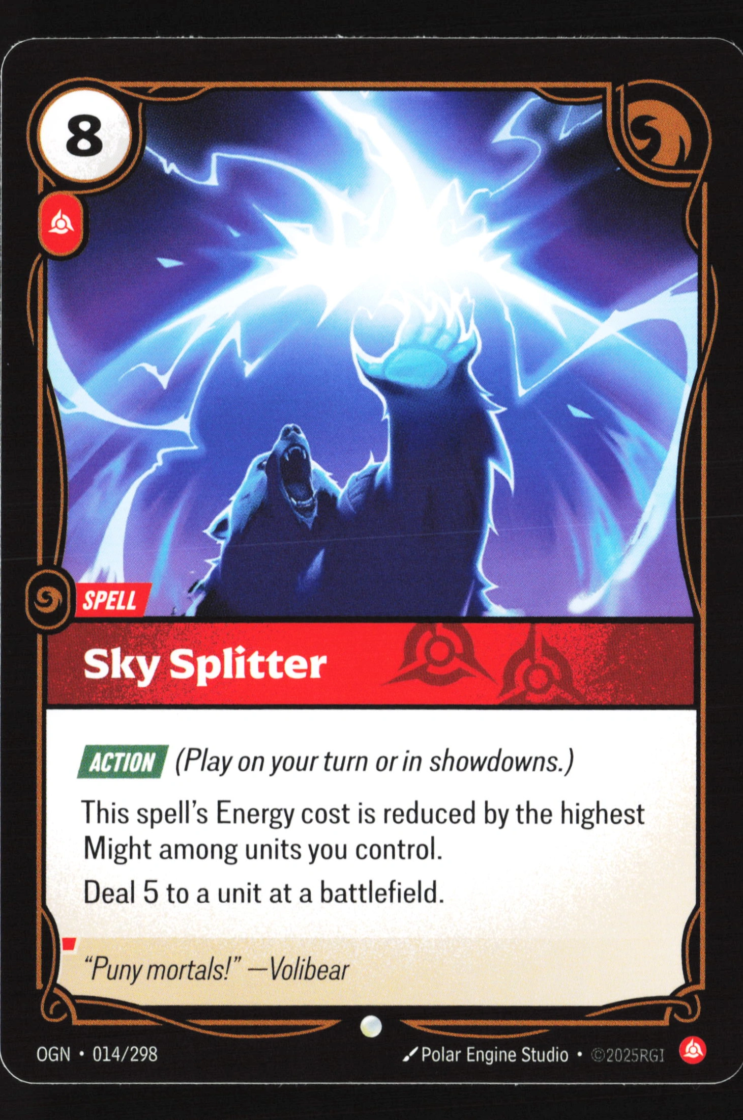 Sky Splitter (OGN 014) — Voorkant