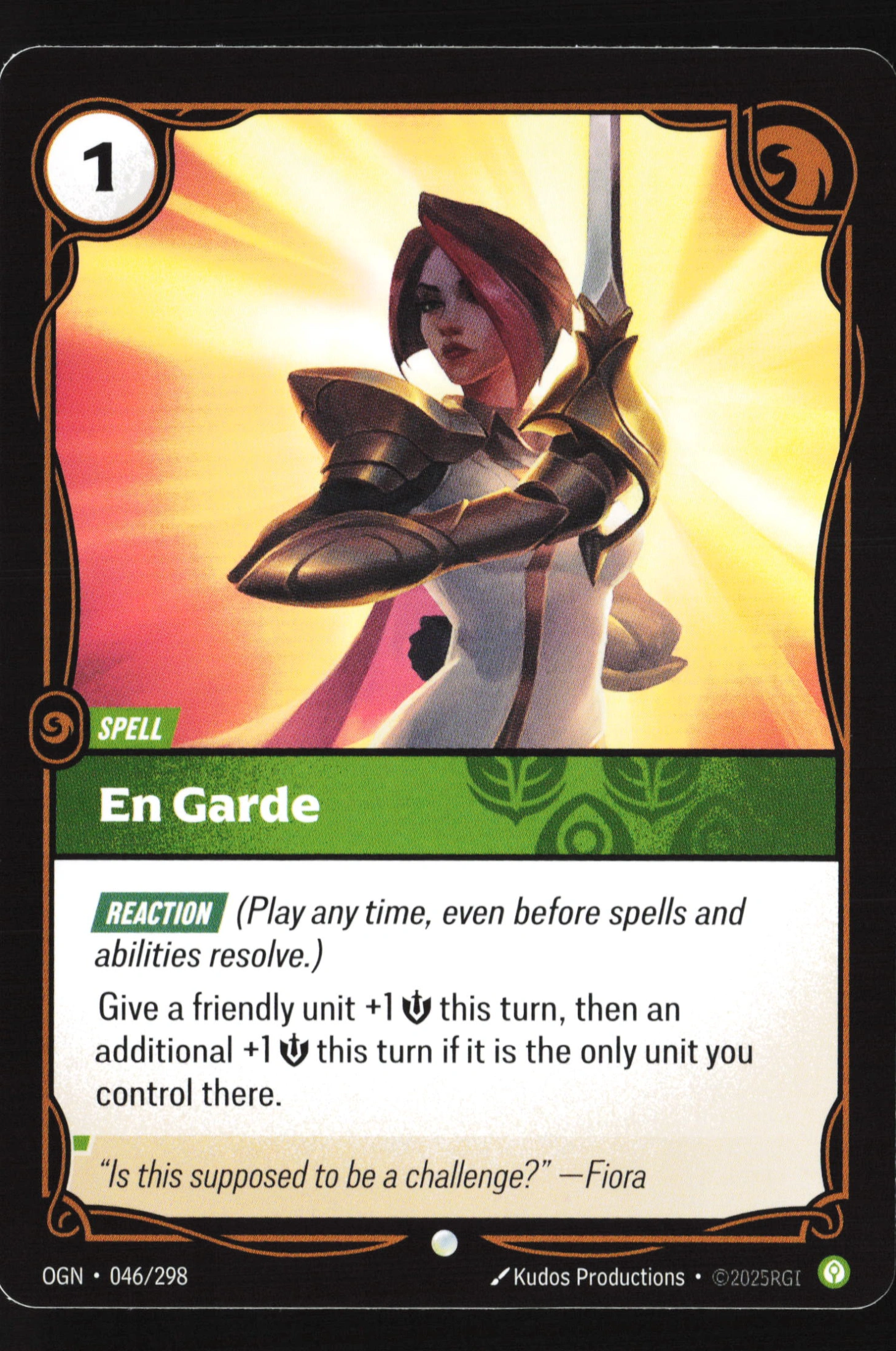 En Garde (OGN 046) — Voorkant