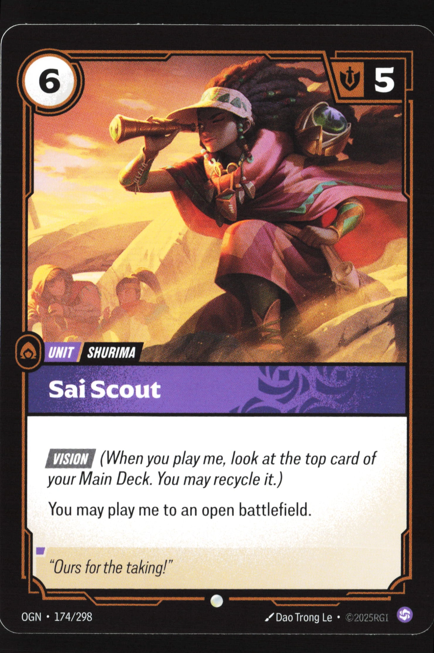 Sai Scout (OGN 174) — Voorkant
