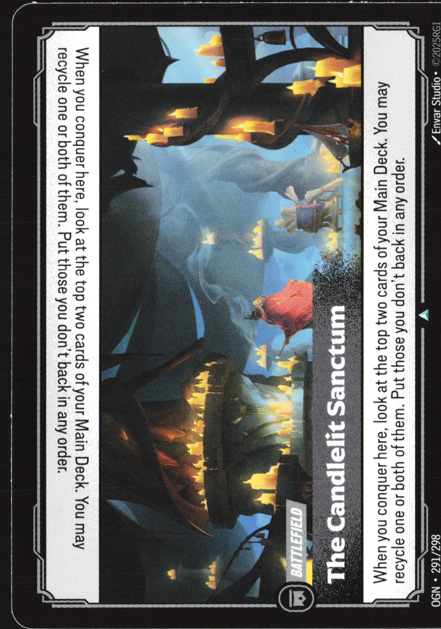 The Candlelit Sanctum (OGN 291) — Voorkant